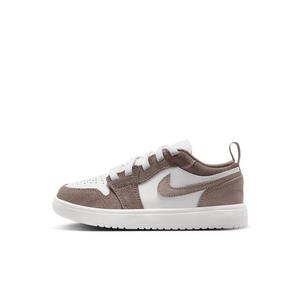 Jordan 1 Low Alt "Olive Grey/Summit White/Pale Ivory/Enigma Stone" Preschool Boys' Shoe - GREY/WHITE/IVORY/STONE