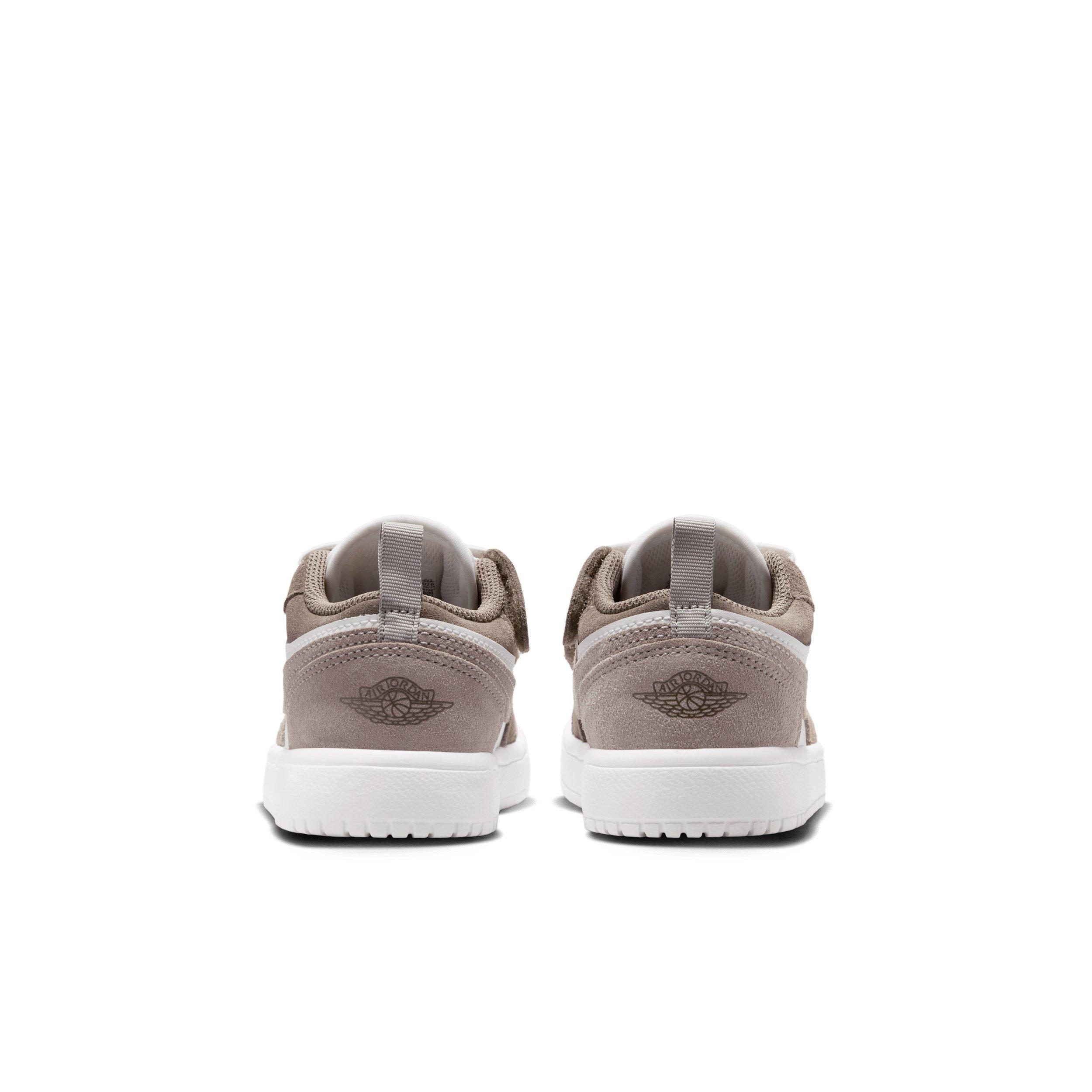 Jordan 1 Low Alt "Olive Grey/Summit White/Pale Ivory/Enigma Stone" Preschool Boys' Shoe - GREY/WHITE/IVORY/STONE Thumbnail View 5