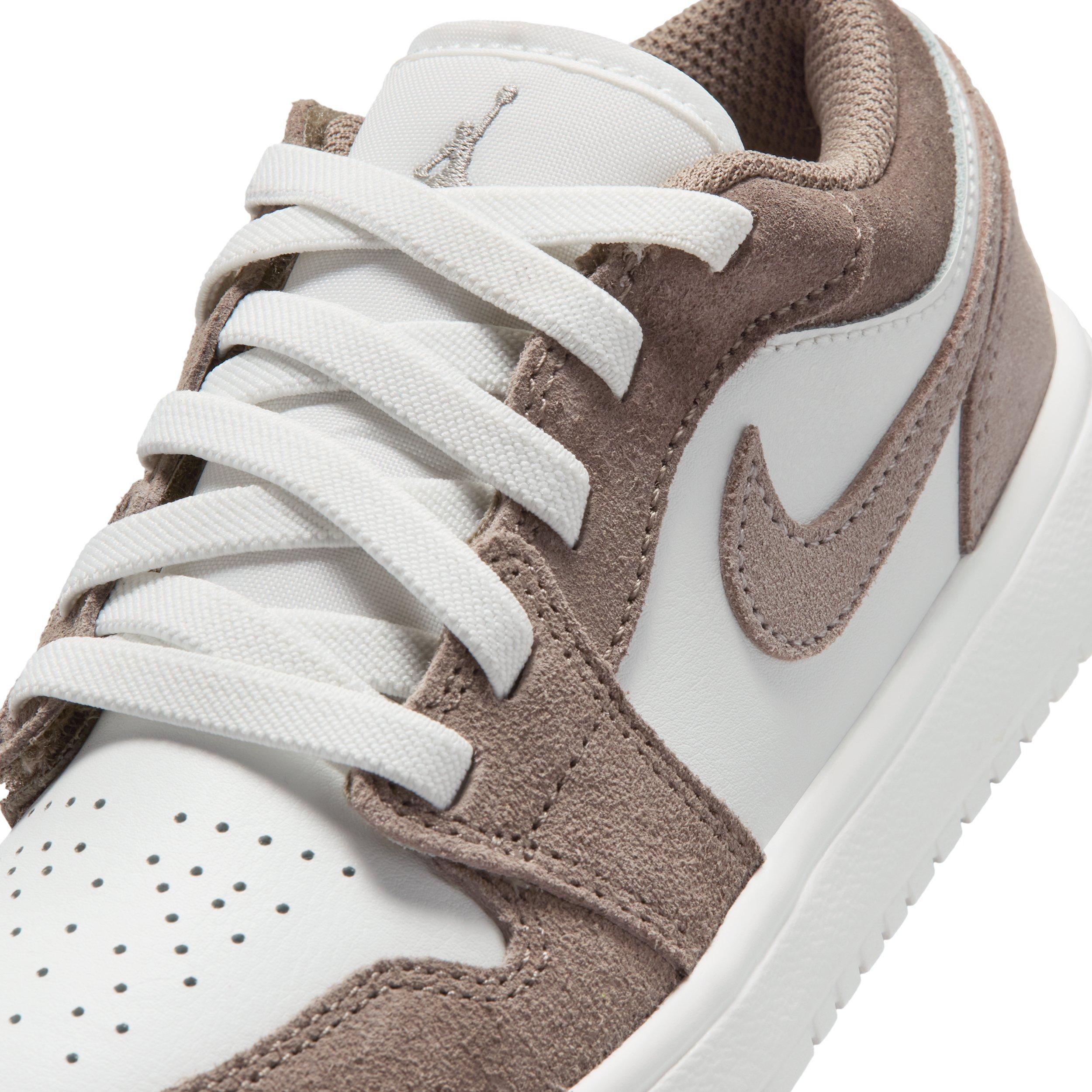 Jordan 1 Low Alt "Olive Grey/Summit White/Pale Ivory/Enigma Stone" Preschool Boys' Shoe - GREY/WHITE/IVORY/STONE Thumbnail View 7