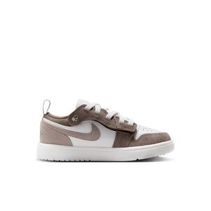 Jordan 1 Low Alt "Olive Grey/Summit White/Pale Ivory/Enigma Stone" Preschool Boys' Shoe - GREY/WHITE/IVORY/STONE
