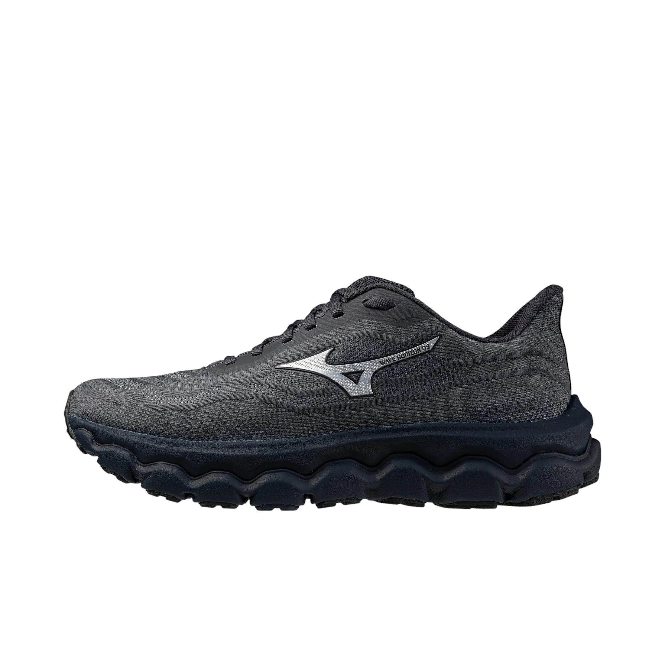 Mizuno Wave Horizon 9 "India Ink/Galaxy Silver" Men's Running Shoe - INK/SILVER