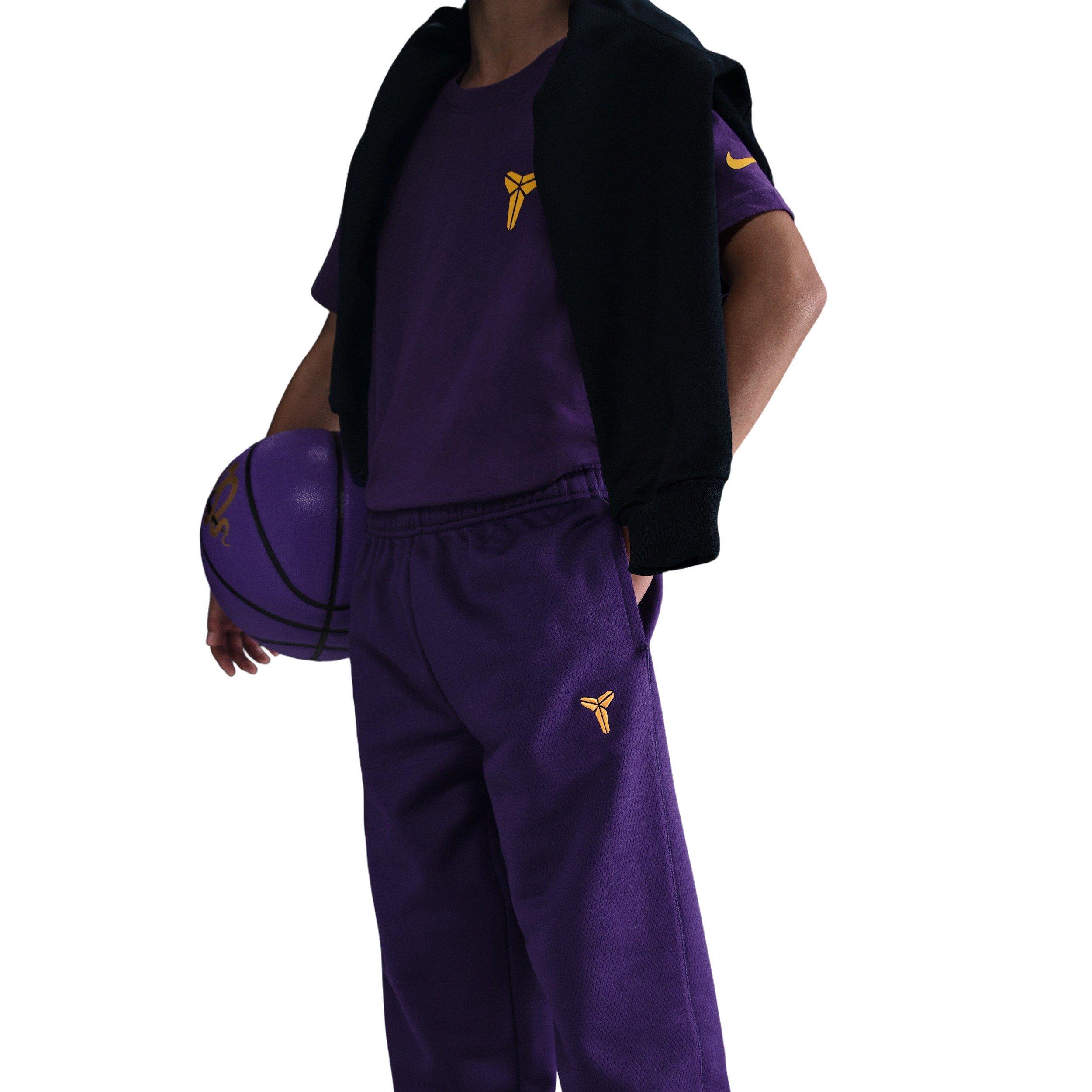 Nike Kobe Therma-FIT Big Kids' Purple Pants