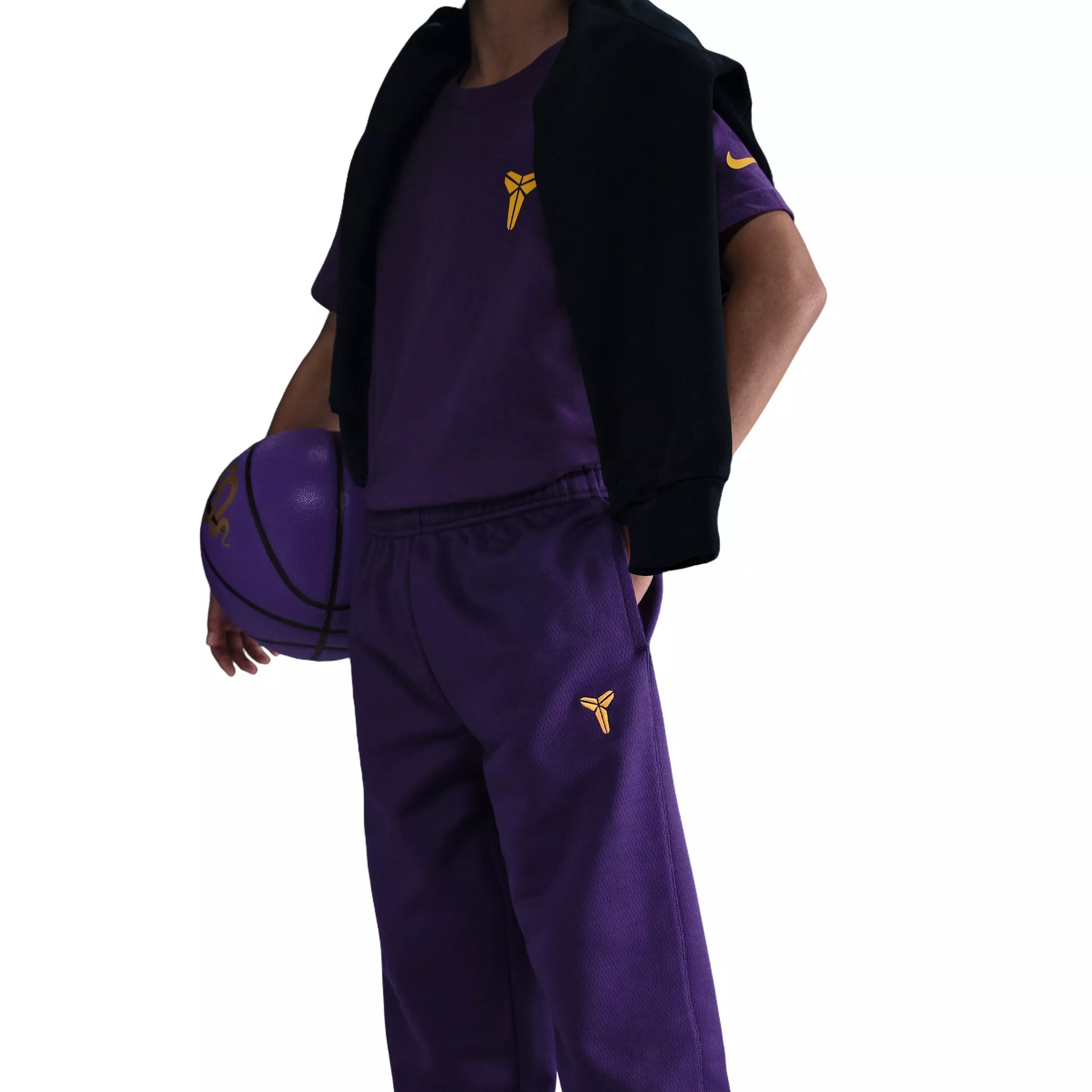 Nike Big Kids' Kobe Therma-FIT Pants - Purple - PURPLE