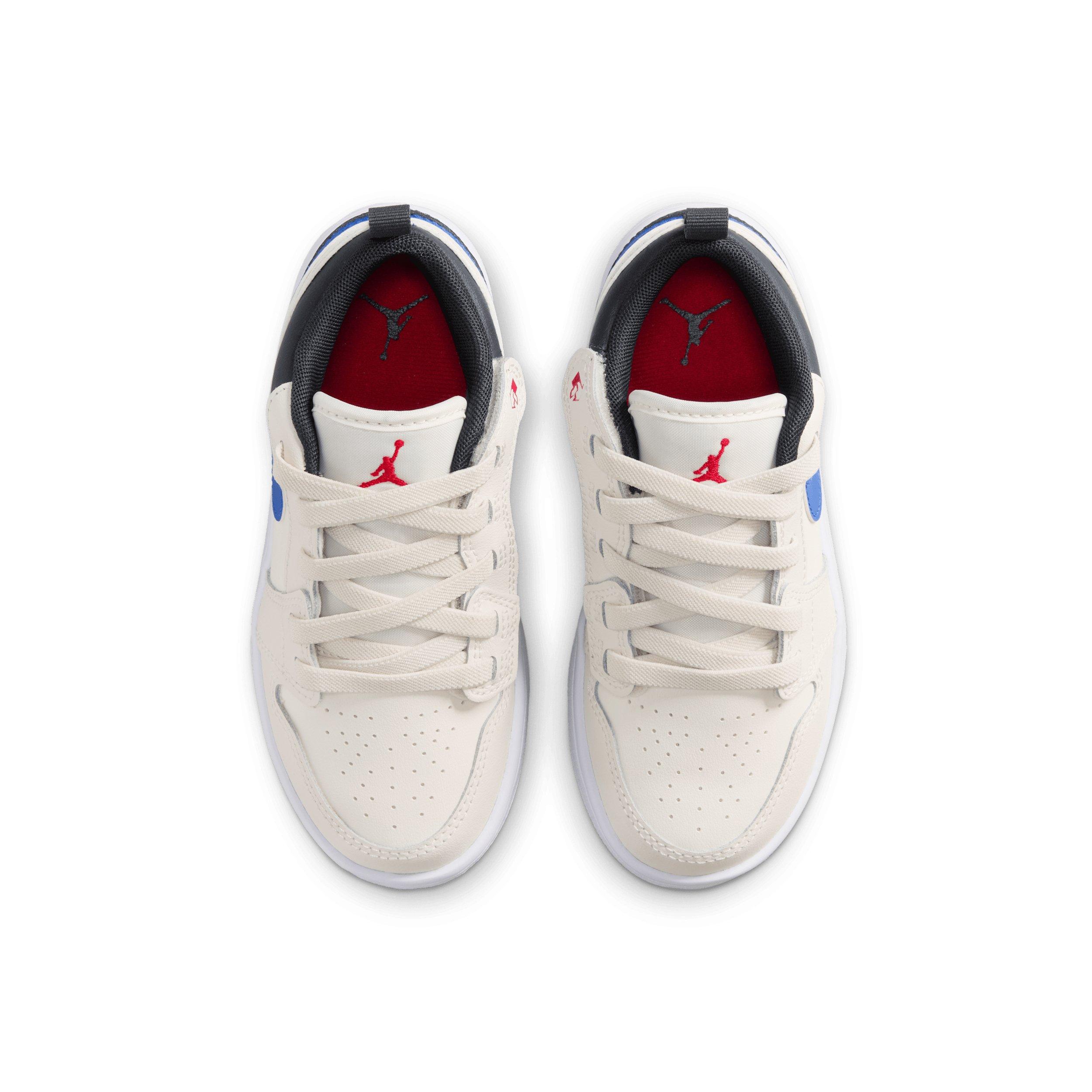 Jordan 1 Low Alt "Phantom/Off Noir/Sail/University Red" Preschool Boys' Shoe - PHANTOM/OFF NOIR/SAIL/RED Thumbnail View 4