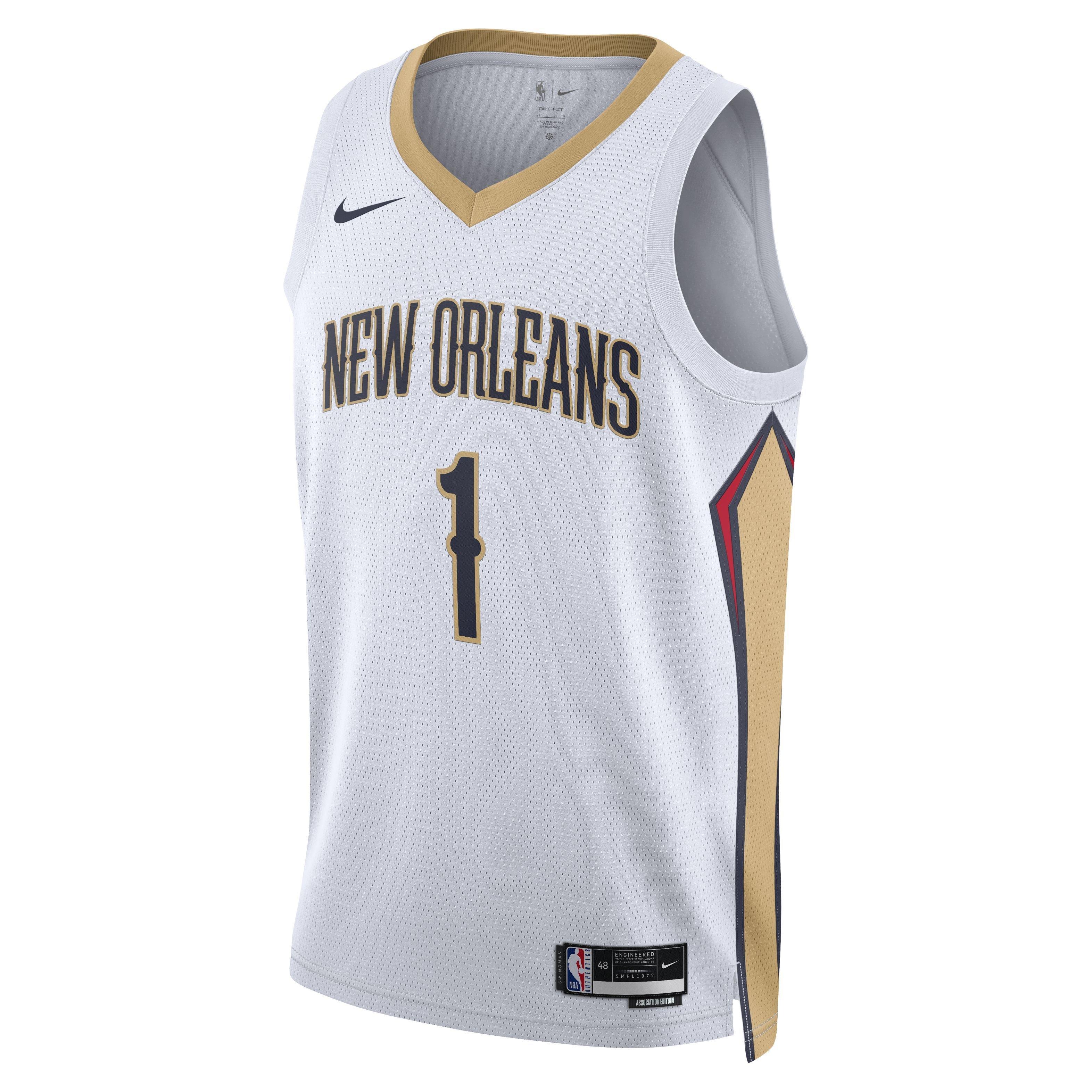 New Orleans Pelicans Men's Nike NBA Mesh Shorts.