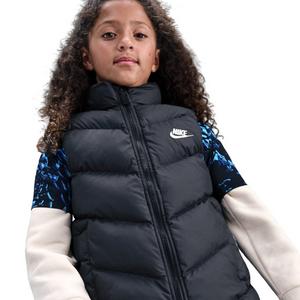 Nike Big Kids' Sportswear All Day Play Therma-FIT Loose-Fit Puffer Vest - Black