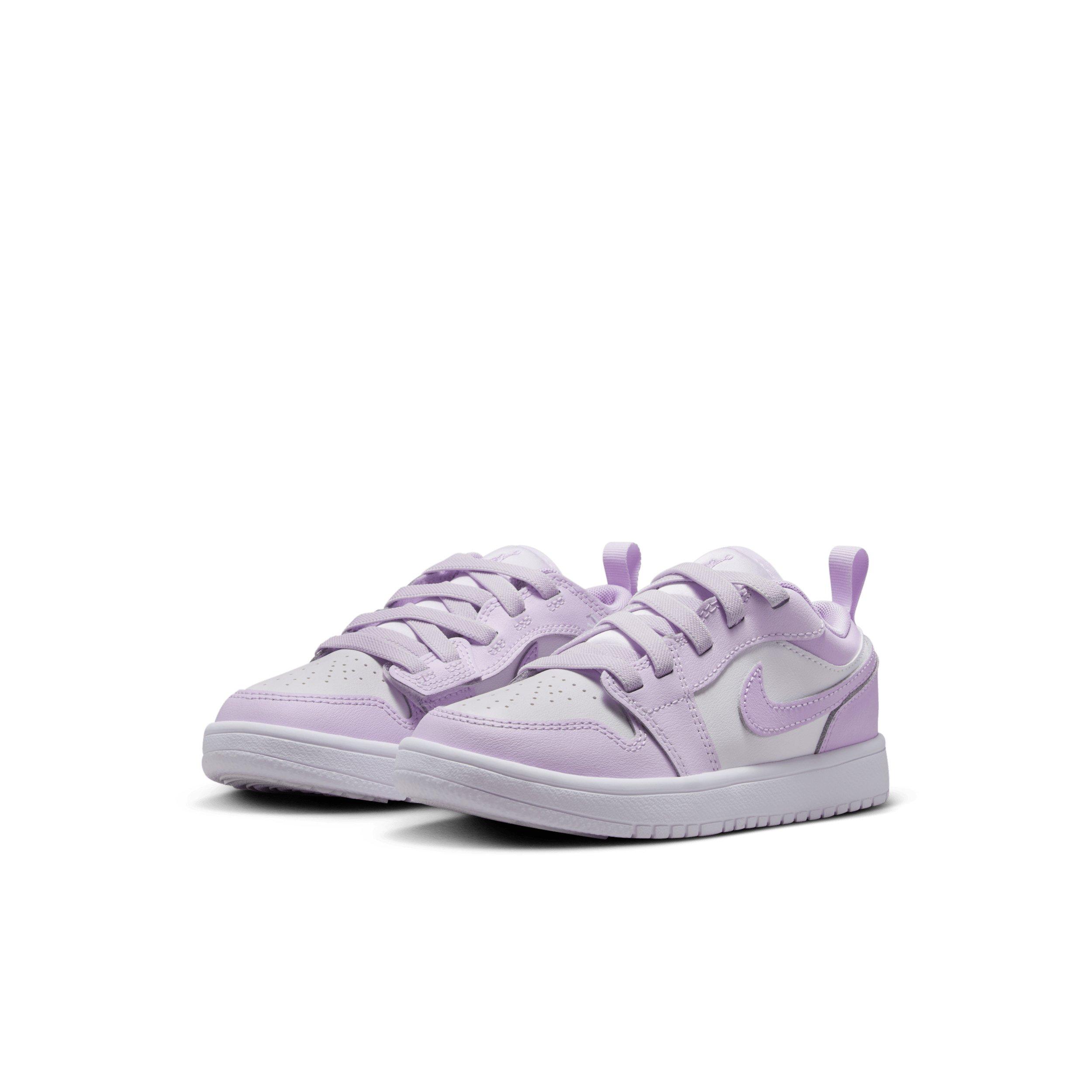 Jordan 1 Low Alt "Barely Grape/Violet Mist/White" Preschool Girls' Shoe - GRAPE/VIOLET/WHITE Thumbnail View 3