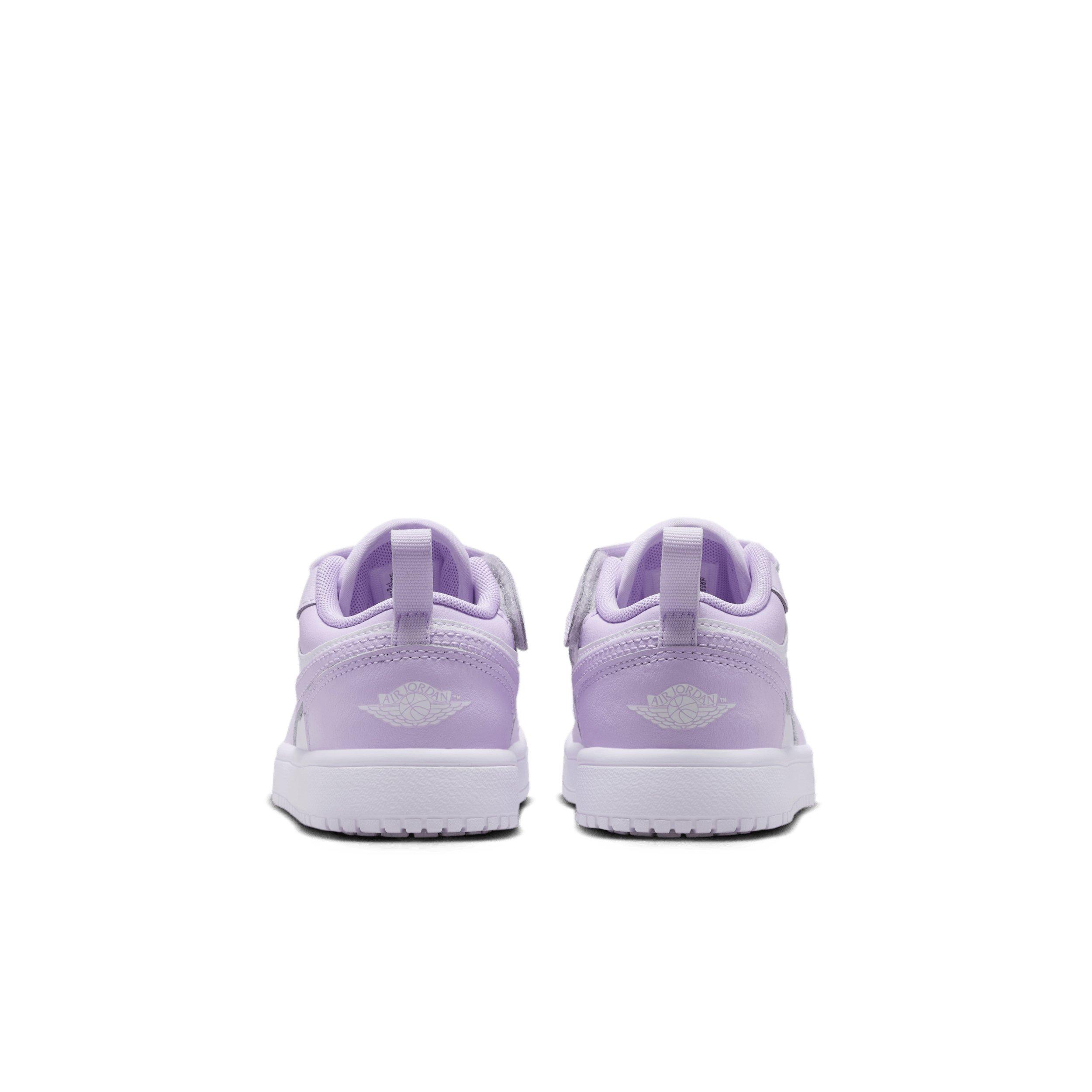 Jordan 1 Low Alt "Barely Grape/Violet Mist/White" Preschool Girls' Shoe - GRAPE/VIOLET/WHITE Thumbnail View 5