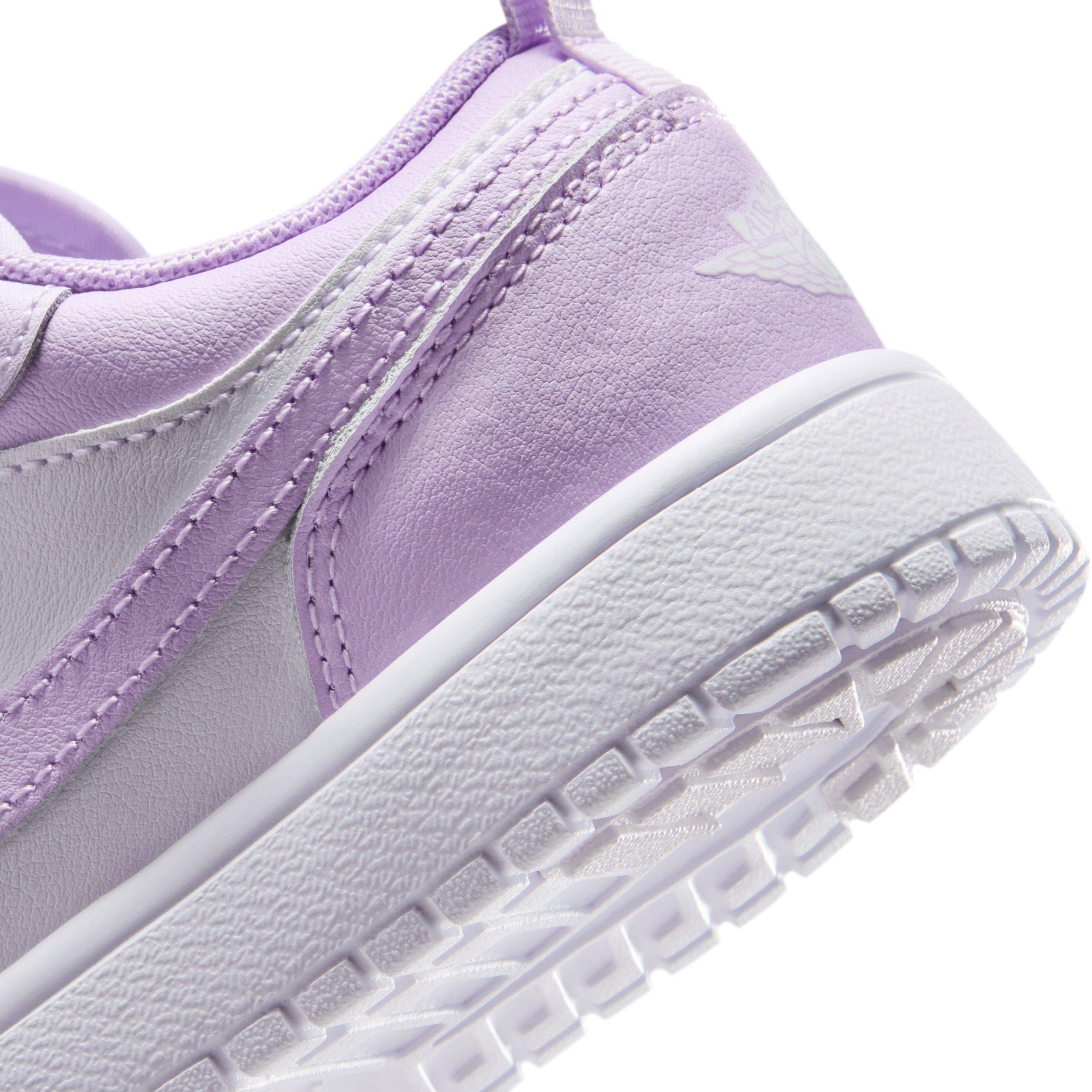 Jordan 1 Low Alt "Barely Grape/Violet Mist/White" Preschool Girls' Shoe - GRAPE/VIOLET/WHITE Thumbnail View 8