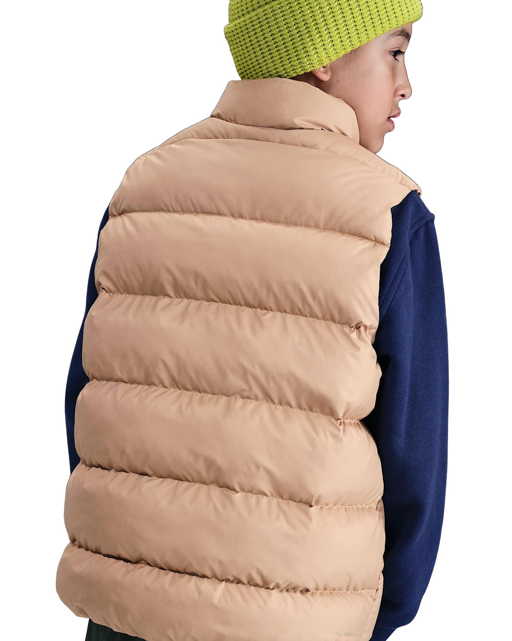 Nike Sportswear All Day Play Therma-FIT Loose-Fit Big Kids' Brown Puffer Vest
