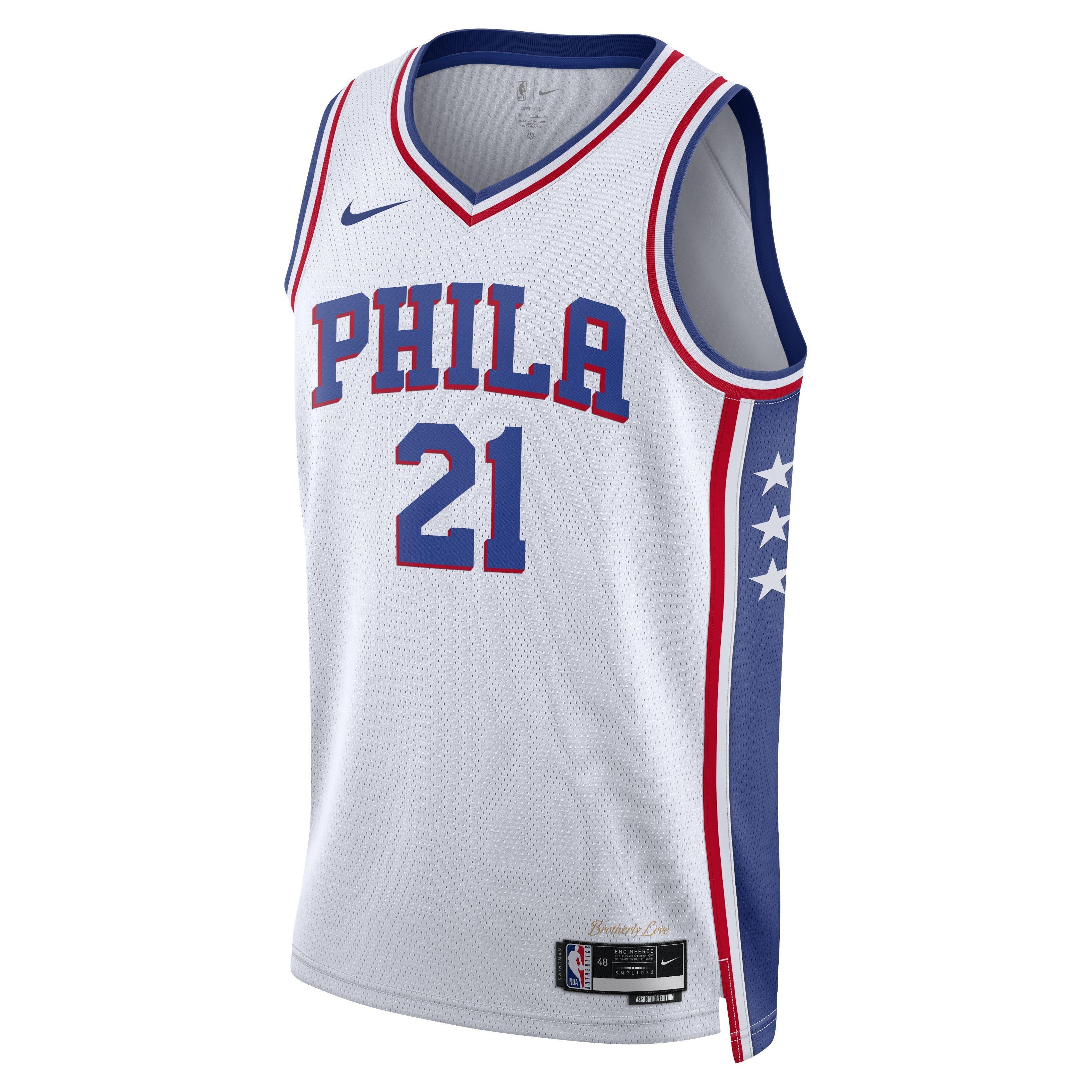 NWT Vintage Hardwood Classics Philadelphia 76ers Throwback Jersey Mens XL