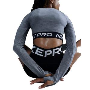 Nike Women's Pro OP2 Dri-FIT Cropped Long-Sleeve Top
