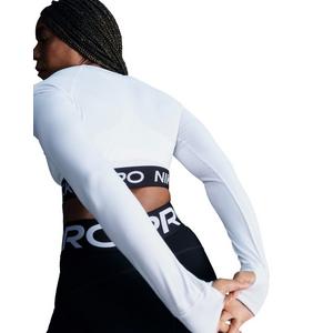 Nike Women's Pro OP2 Dri-FIT Cropped Long-Sleeve Top