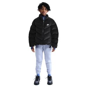 Nike Big Kids' Sportswear All Day Play Therma-FIT Loose-Fit Corduroy Puffer Jacket - Black