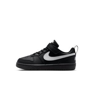 Nike Court Borough Low Recraft "Black/Black/Grey Fog" Preschool Boys' Shoe