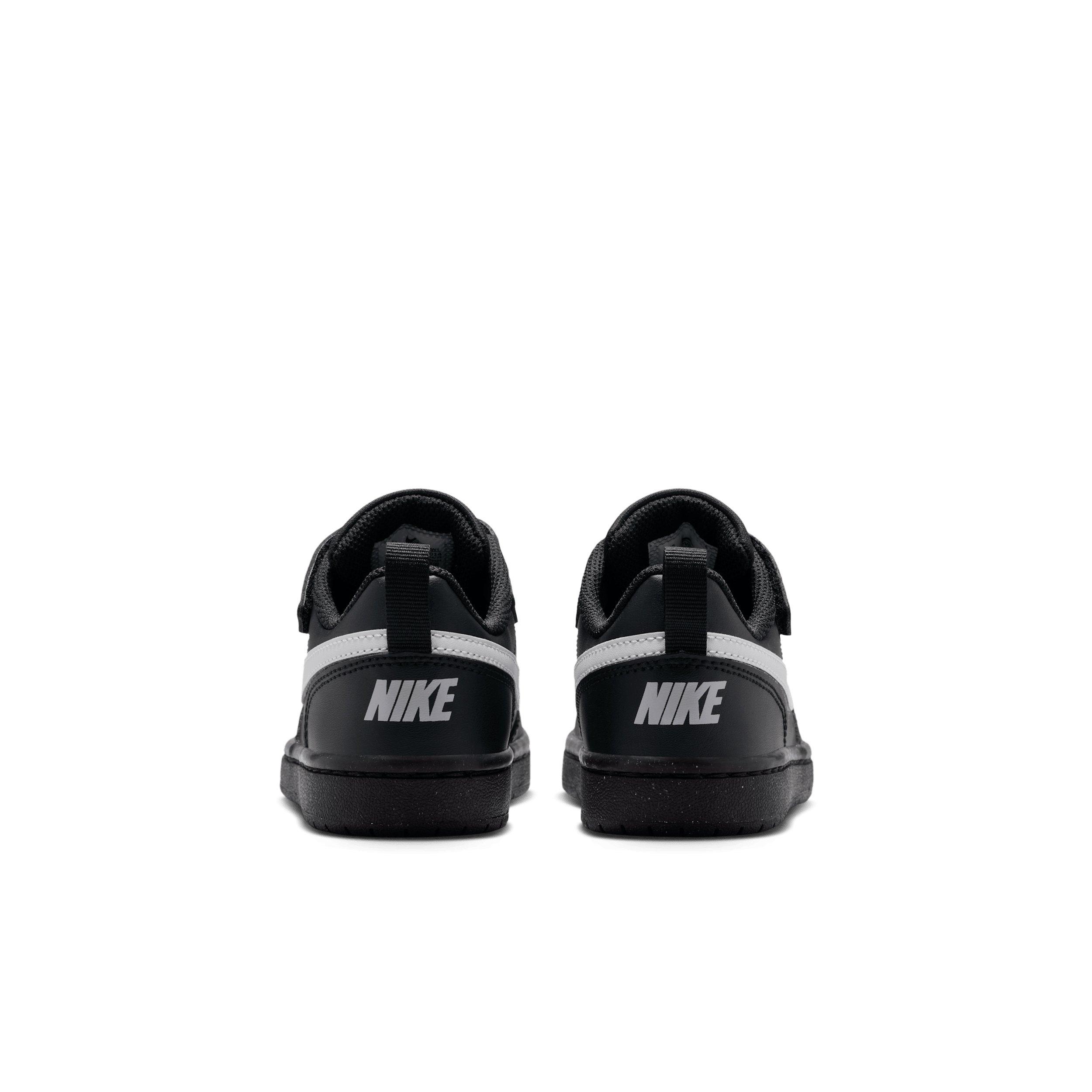 Nike Court Borough Low Recraft Preschool Boys' "Black/Black/Grey Fog" Shoe