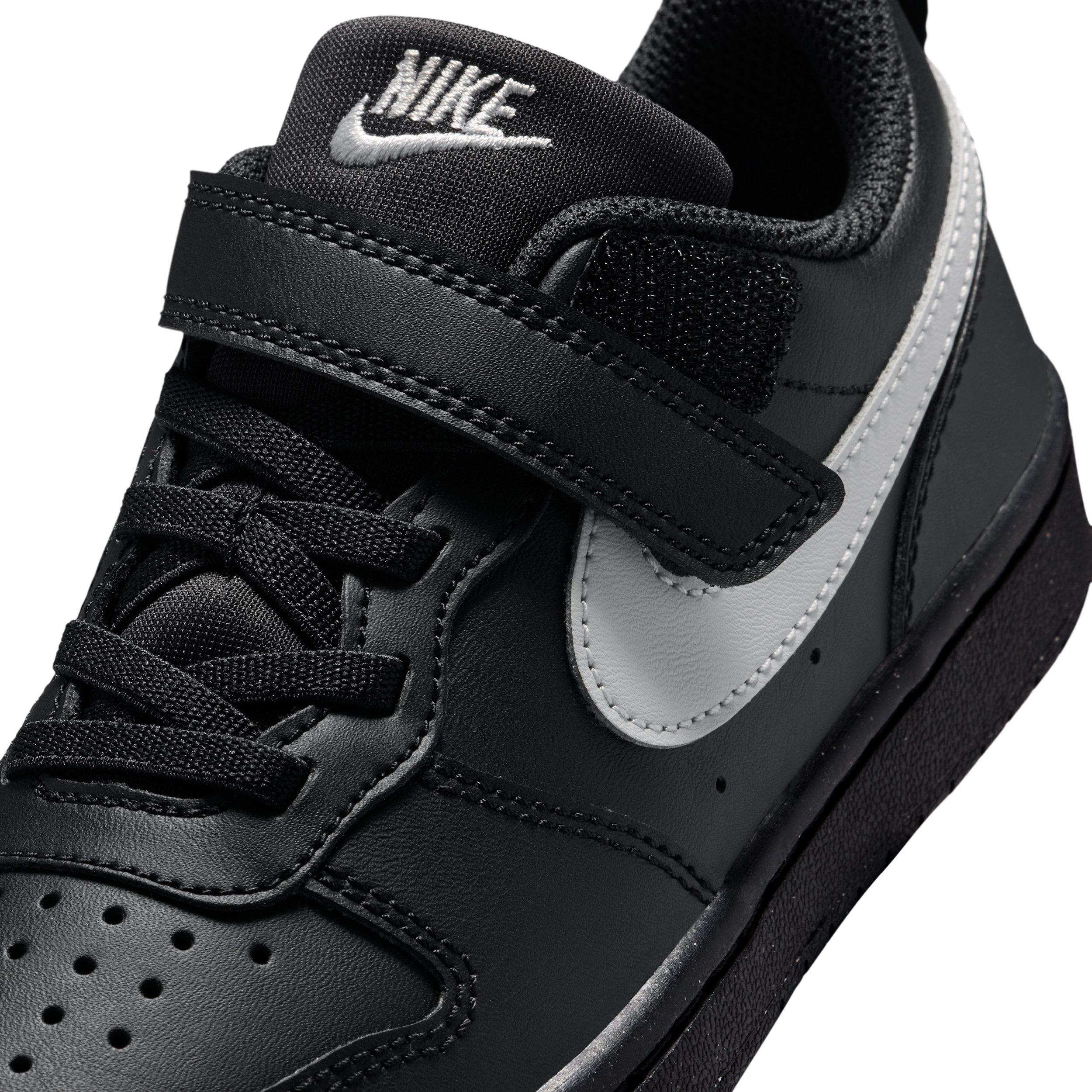 Nike Court Borough Low Recraft Preschool Boys' "Black/Black/Grey Fog" Shoe