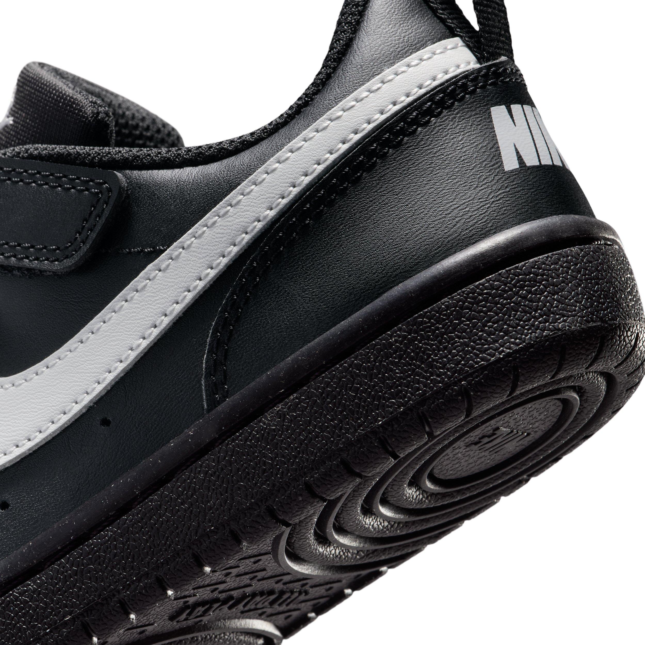 Nike Court Borough Low Recraft Preschool Boys' "Black/Black/Grey Fog" Shoe