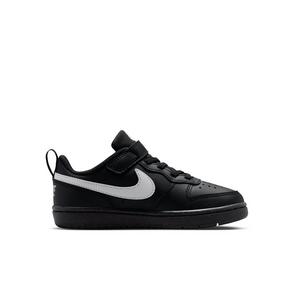 Nike Court Borough Low Recraft "Black/Black/Grey Fog" Preschool Boys' Shoe