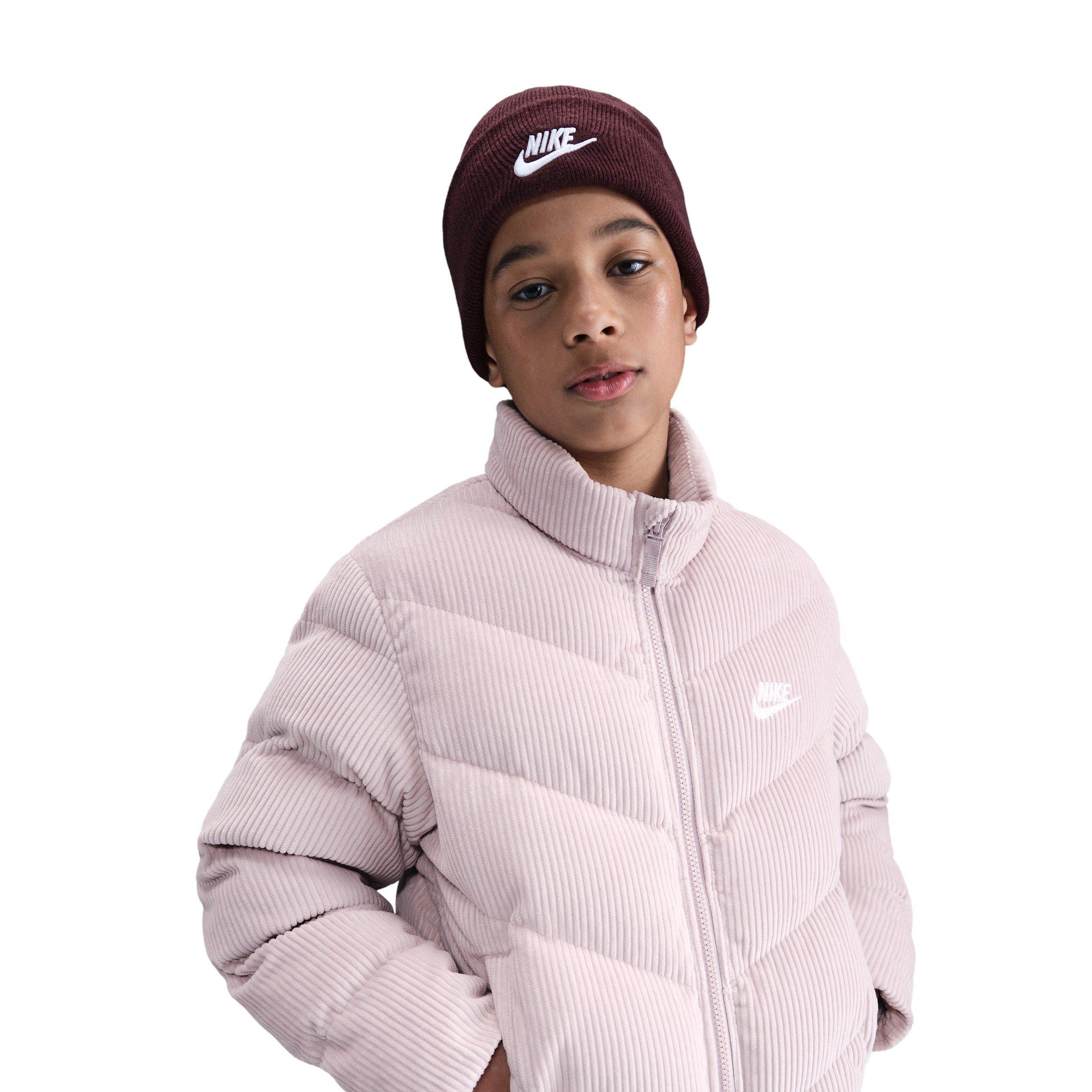 Nike Sportswear All Day Play Therma-FIT Loose-Fit Big Kids' Purple Corduroy Puffer Jacket