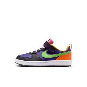 Nike Court Borough Low Recraft "Court Purple/Purple/Hyper Pink/Green Strike" Preschool Boys' Shoe