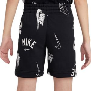 Nike Big Kids' Sportswear Club French Terry Shorts - Black