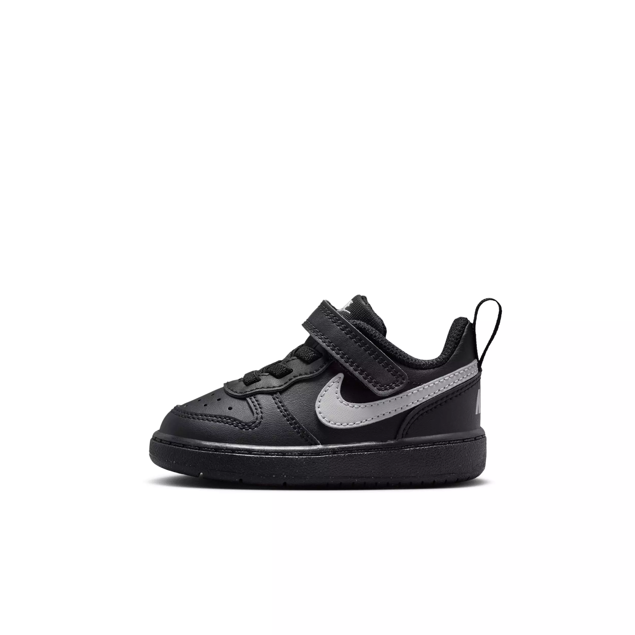 Nike Court Borough Low Recraft "Black/Black/Grey Fog" Infant Boys' Shoe - BLACK/BLACK/GREY