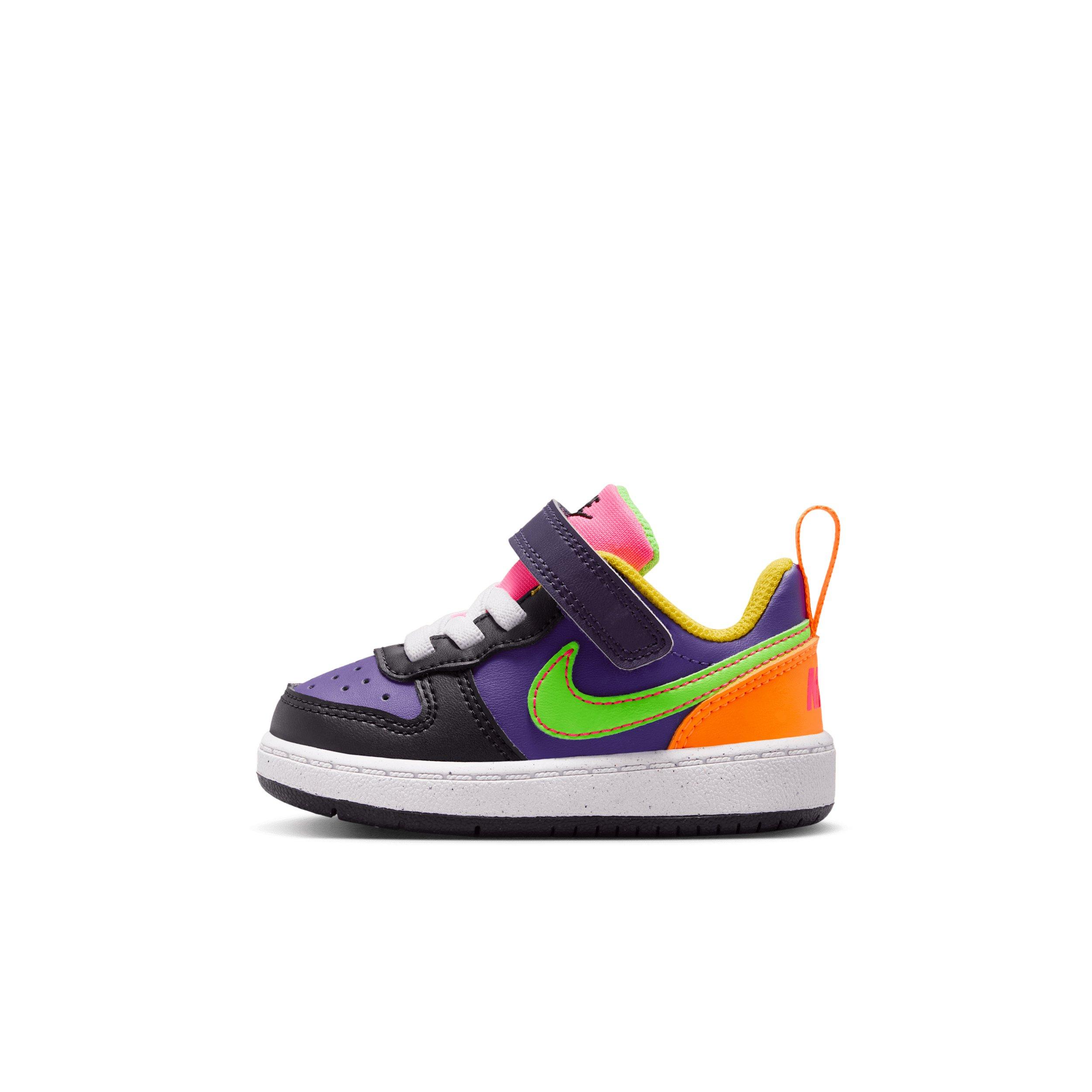 Nike Court Borough Low Recraft Infant Boys' "Court Purple/Court Purple/Hyper Pink/Green Strike" Shoe