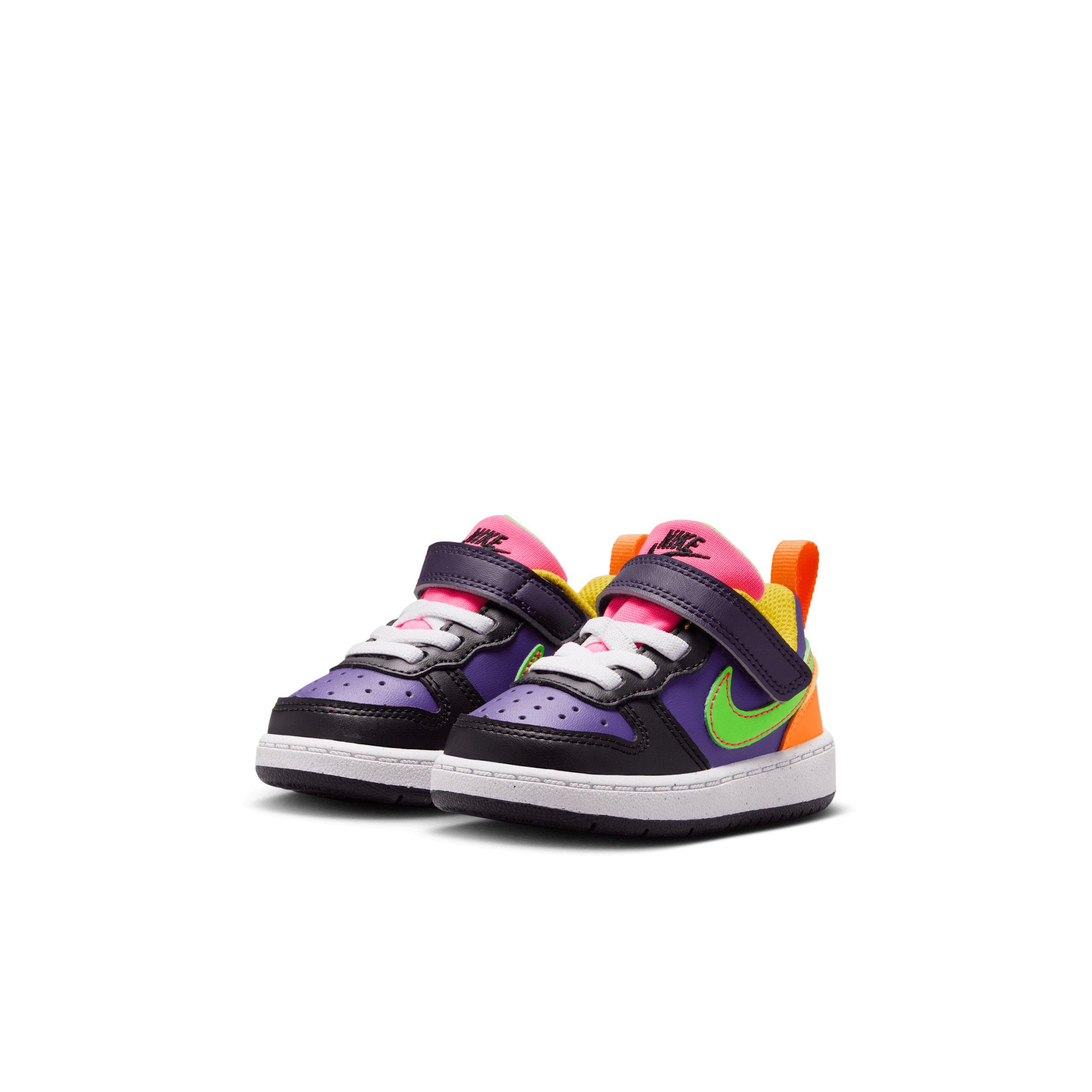 Nike Court Borough Low Recraft Infant Boys' "Court Purple/Court Purple/Hyper Pink/Green Strike" Shoe