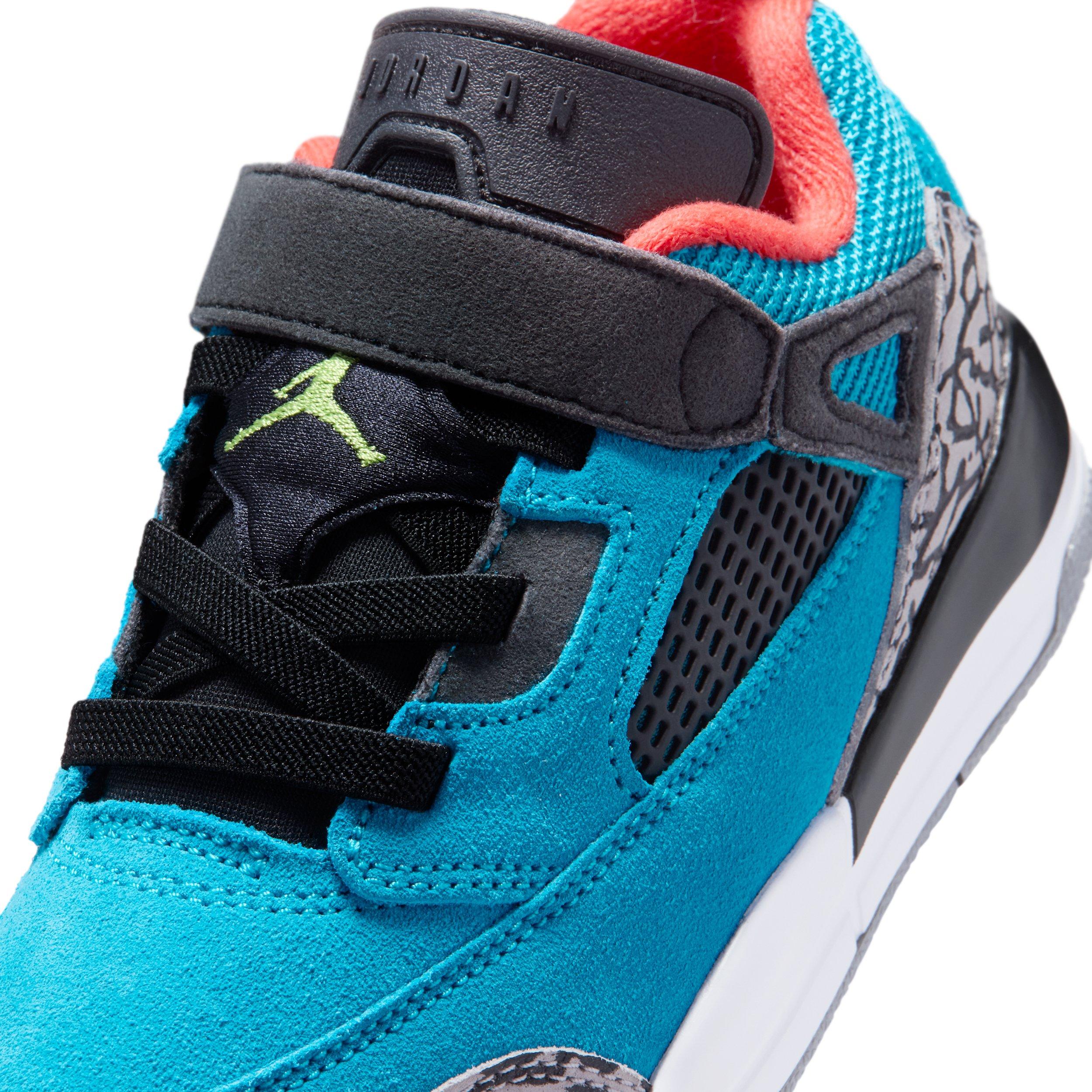 Jordan Spizike Low "Neo Turquoise/Light Crimson/Cosmic Fuchsia/Vivid Green" Preschool Boys' Shoe - TURQUOISE/LT CRIMSON/FUCHSIA/GREEN Thumbnail View 7