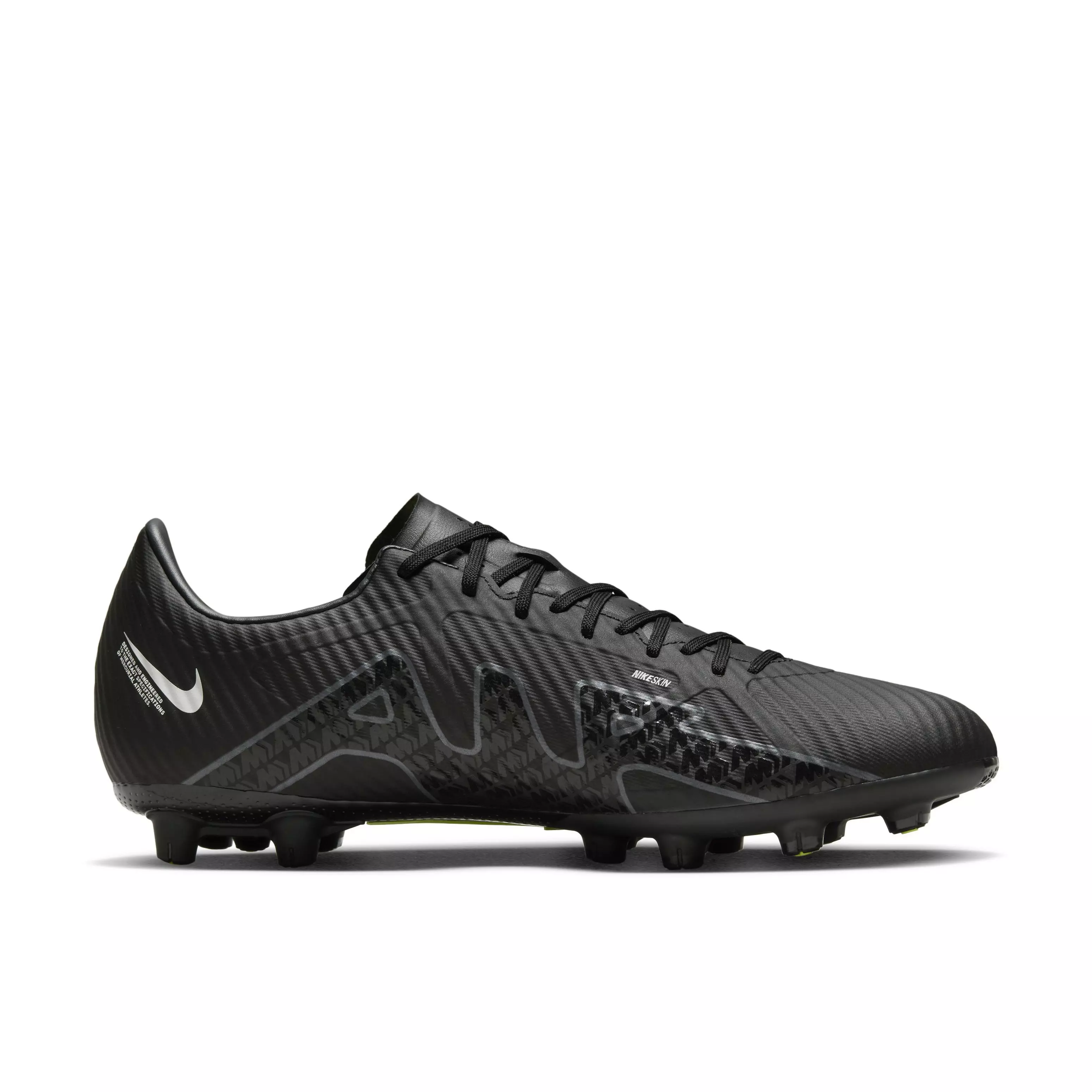 Nike Zoom Mercurial Vapor 15 Elite FG "Black/Dk Smoke Grey" Men's Soccer Cleat - BLACK/DK SMOKE GREY