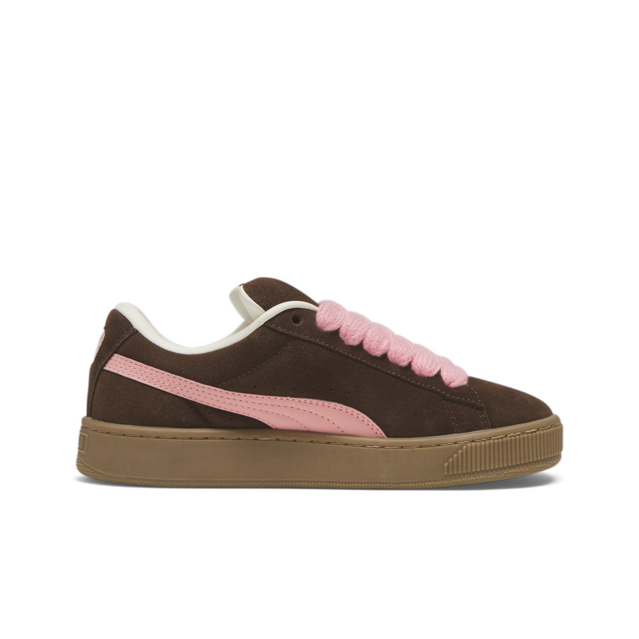 PUMA Suede XL Chestnut Brown Peach Smoothie Frosted Ivory Women s Shoe Hibbett