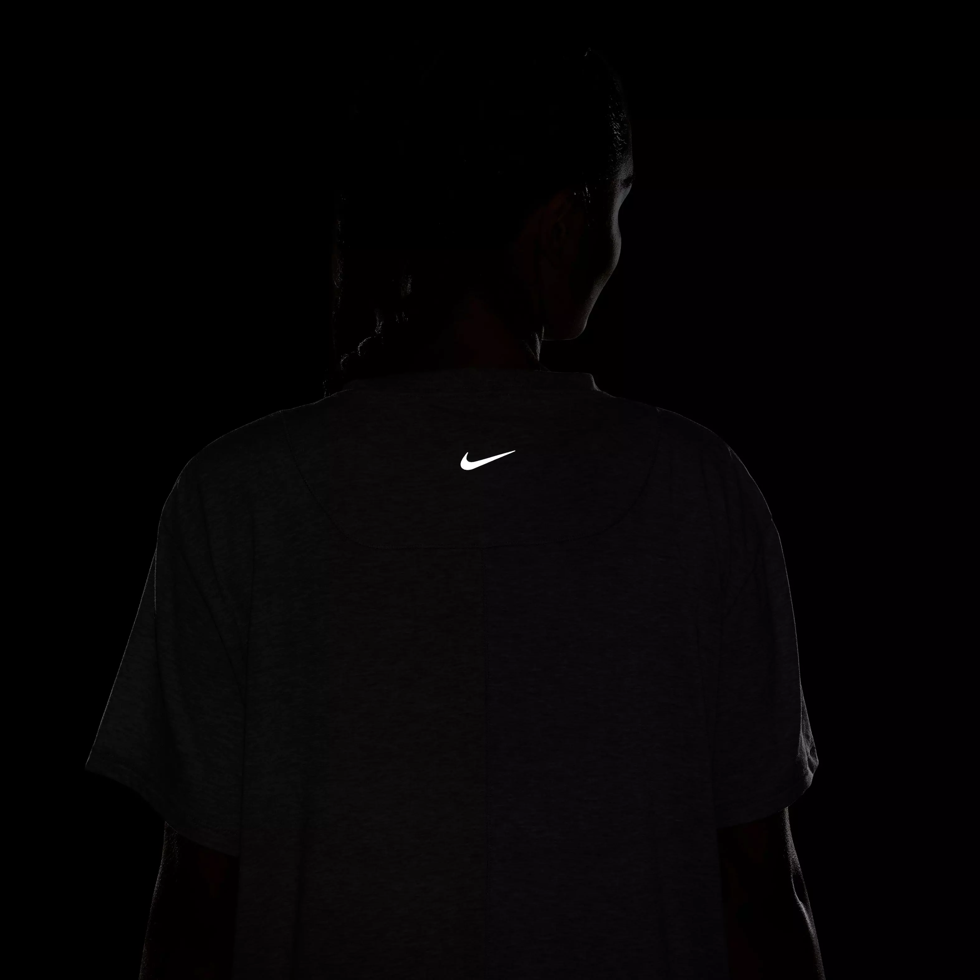 Nike Women's One Relaxed Dri-FIT Short-Sleeve Top -Smoke Grey - SMOKE GREY