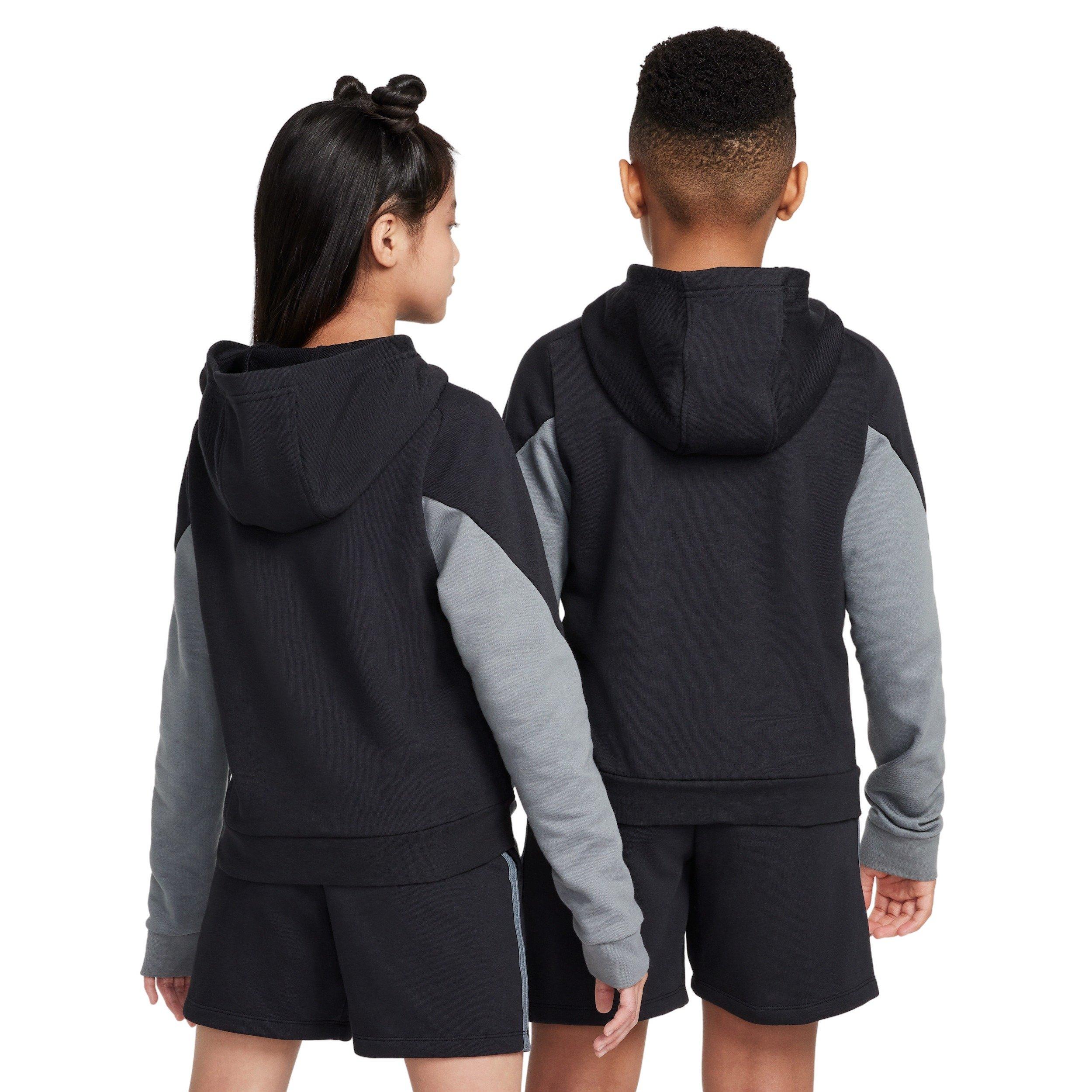 Nike Multi Dri-FIT Fleece Big Kids' Black Pullover Hoodie