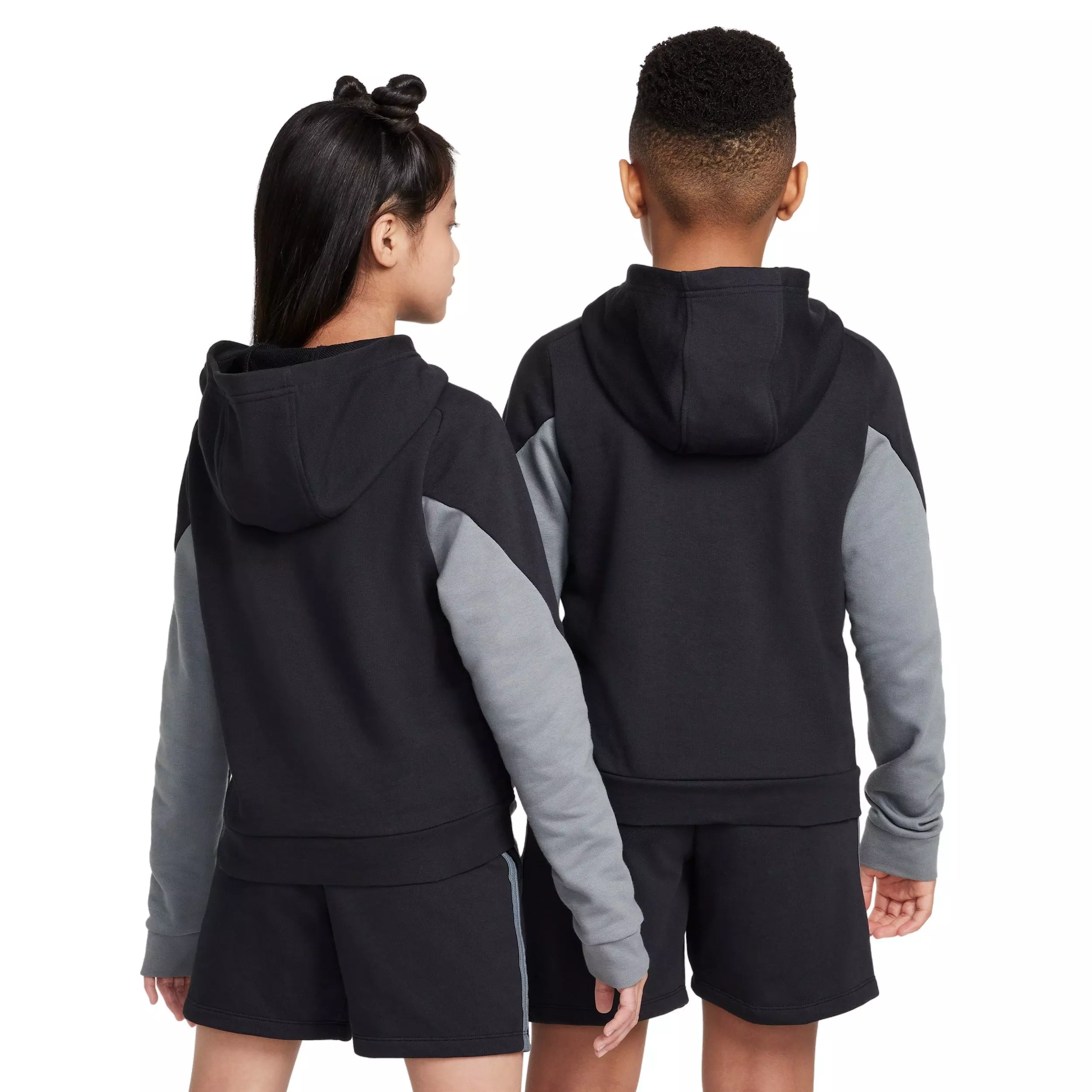 Nike Big Kids' Multi Dri-FIT Fleece Pullover Hoodie - Black - BLACK