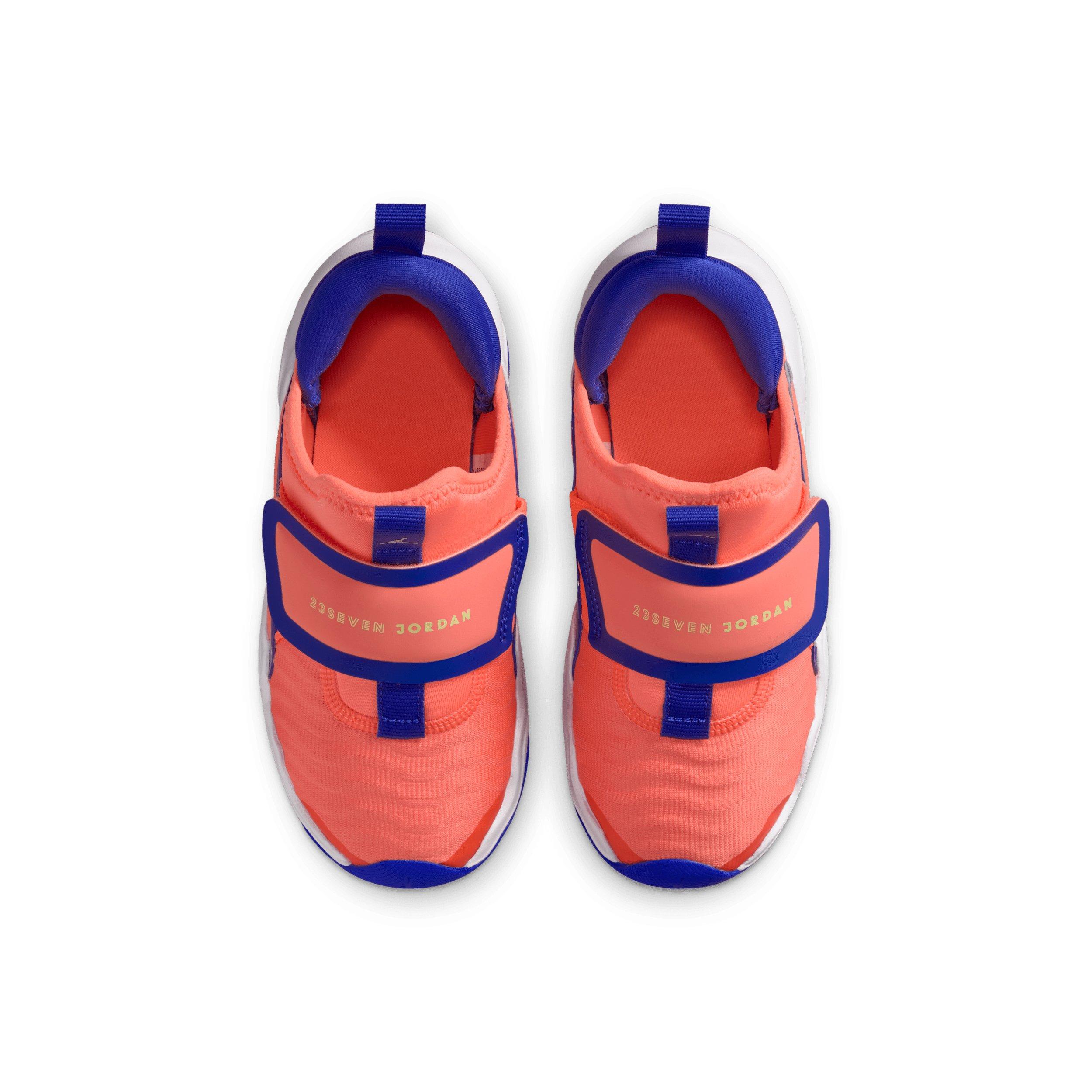 Jordan 23/7.2 EasyOn Preschool Boys' "Bright Mango/Game Royal/White/Barely Volt" Shoe