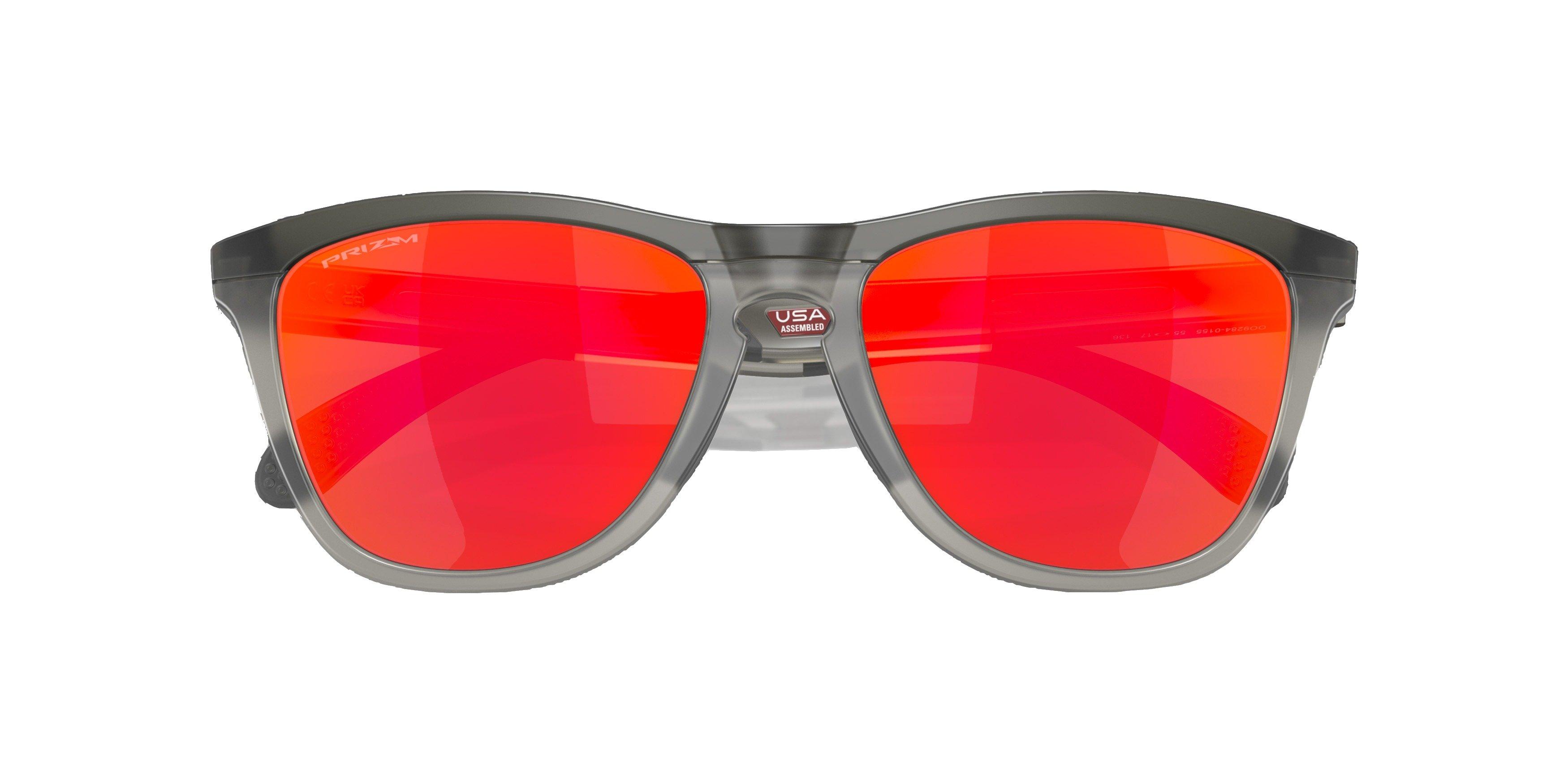 Oakley Frogskins Range Prizm Ruby Sunglasses - Grey - GREY Thumbnail View 4