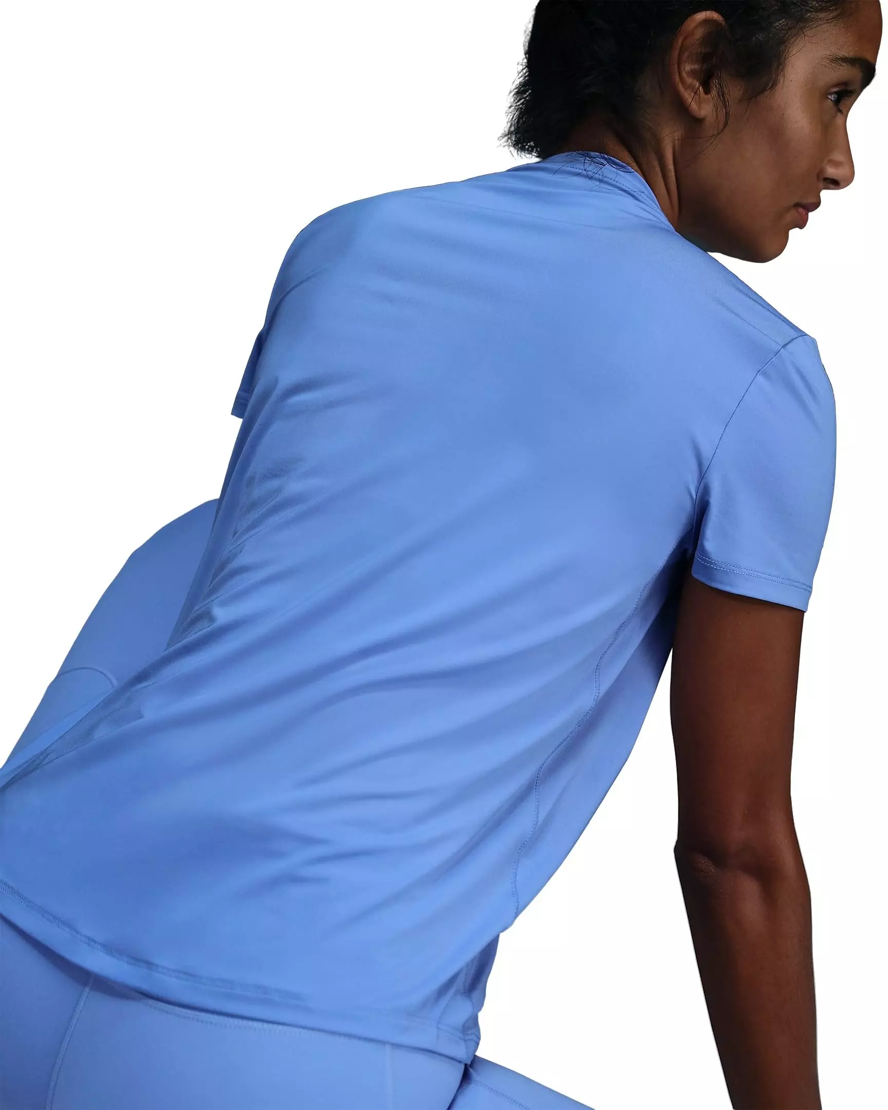 Nike Women's One Classic Dri-FIT Short-Sleeve Standard Top - ROYAL/BLACK