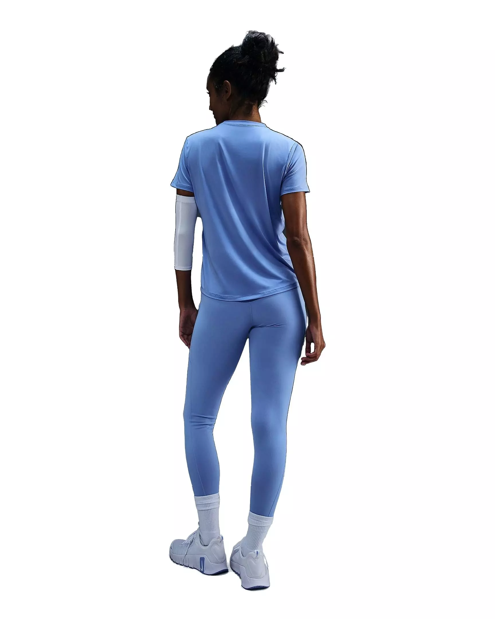 Nike Women's One Classic Dri-FIT Short-Sleeve Standard Top - ROYAL/BLACK