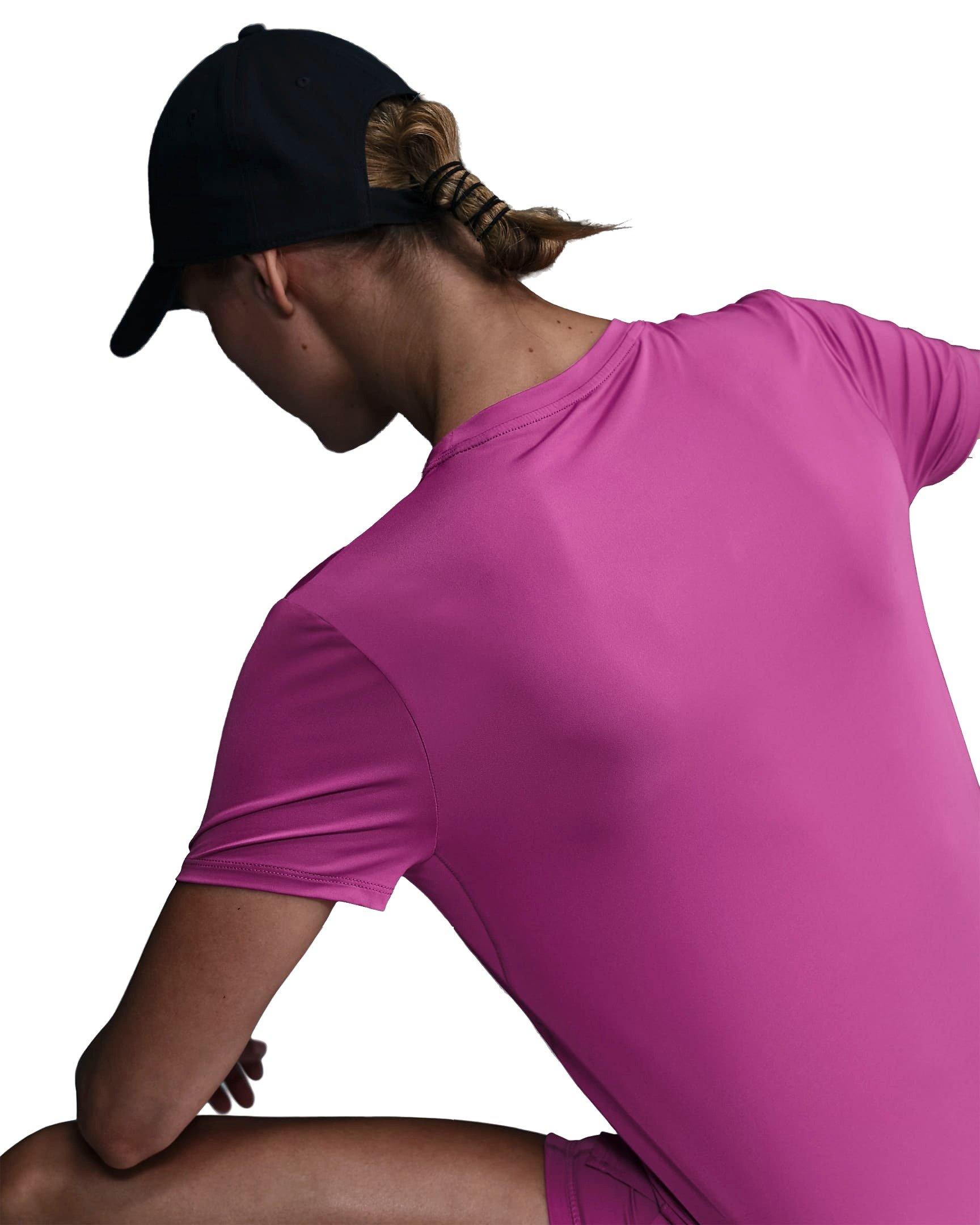 Nike Women's One Classic Dri-FIT Short-Sleeve Standard Top - FUCSHIA Thumbnail View 2
