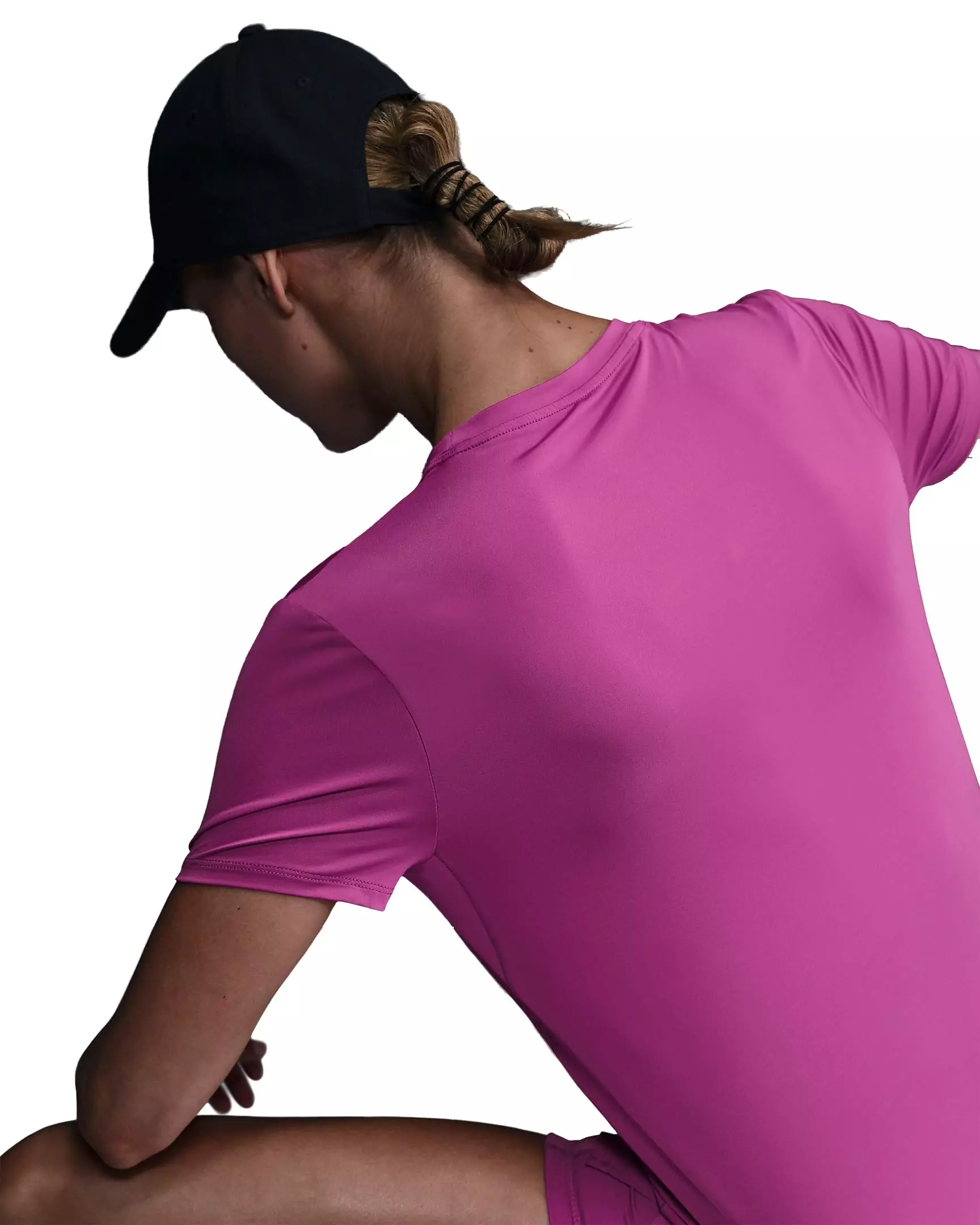Nike Women's One Classic Dri-FIT Short-Sleeve Standard Top - FUCSHIA