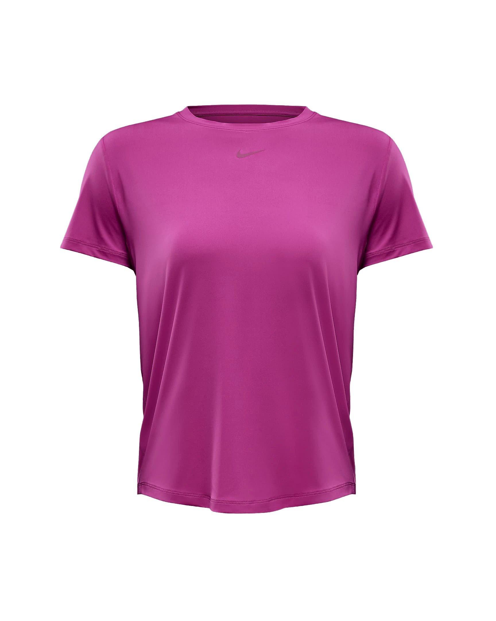 Nike Women's One Classic Dri-FIT Short-Sleeve Standard Top - FUCSHIA Thumbnail View 6