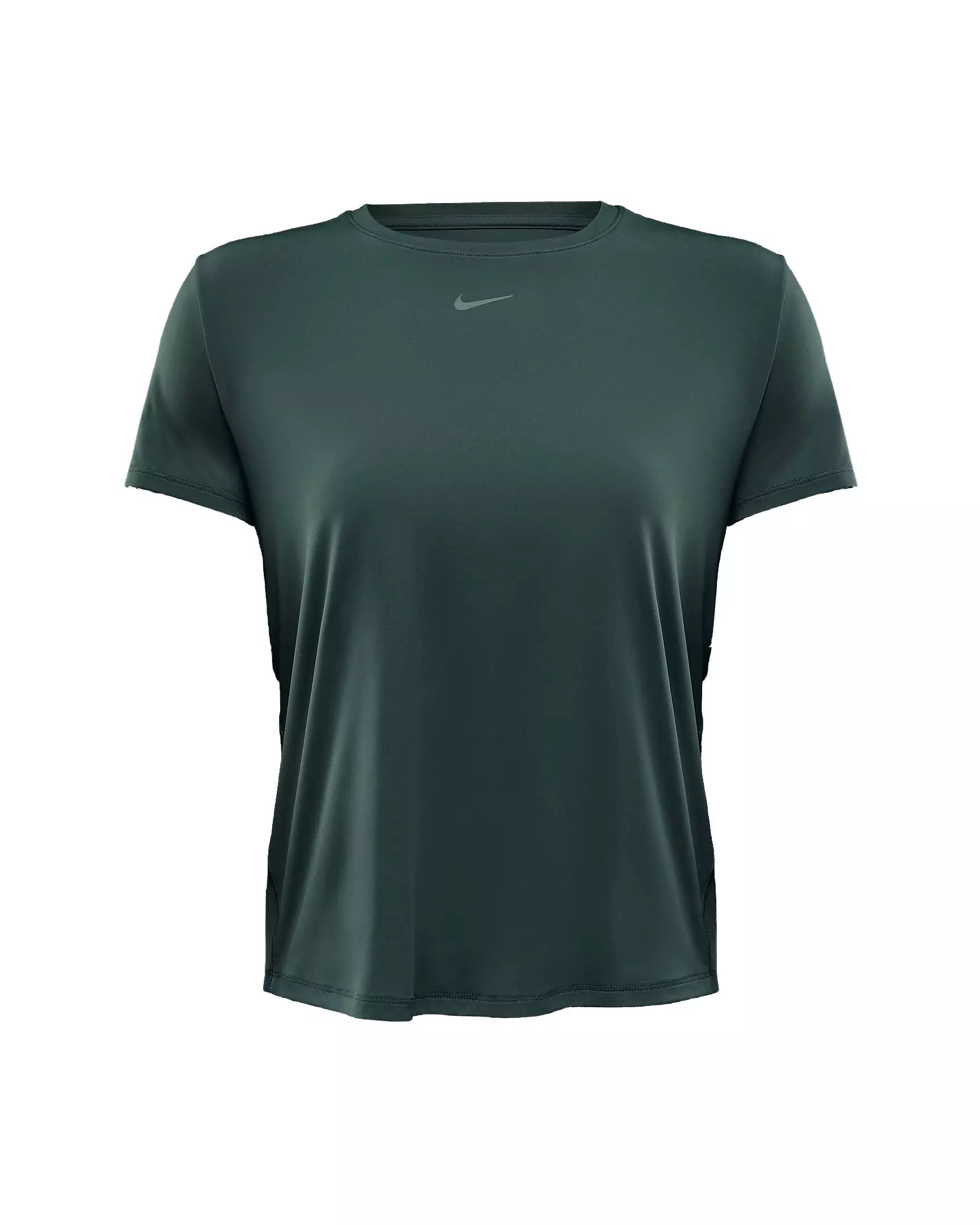 Nike Women's One Classic Dri-FIT Short-Sleeve Standard Top - GREEN/BLACK