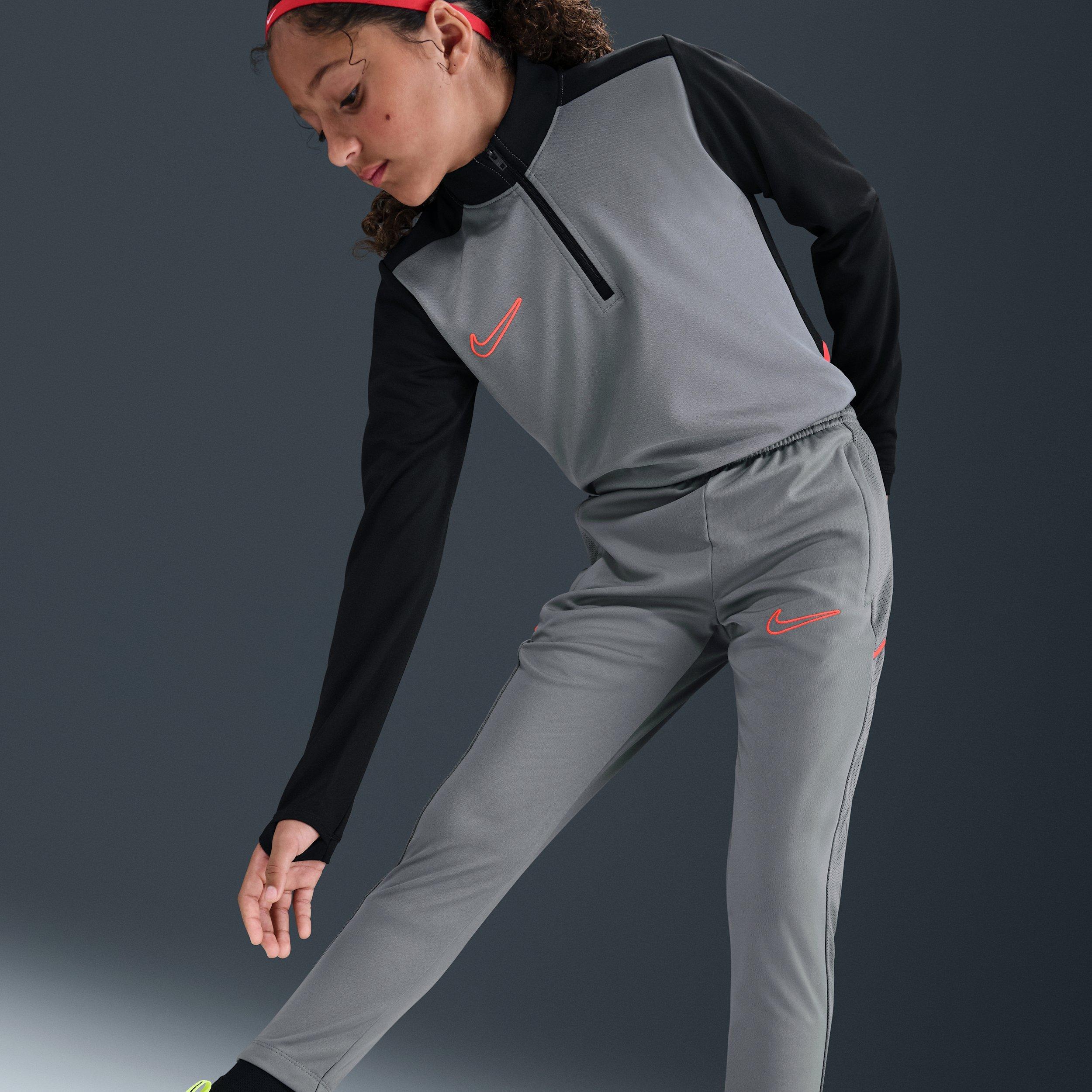 Nike Academy Dri-FIT Big Kids' Grey Soccer Pants