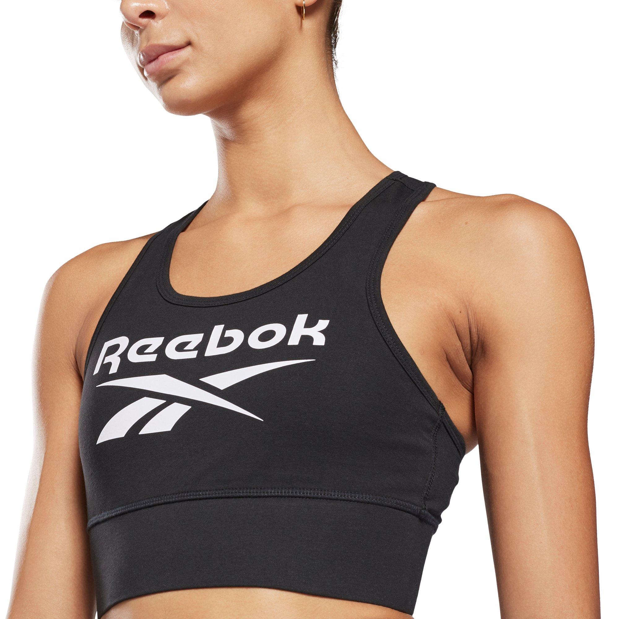 Reebok Women's Black Identity Sports Bra - BLACK Thumbnail View 1