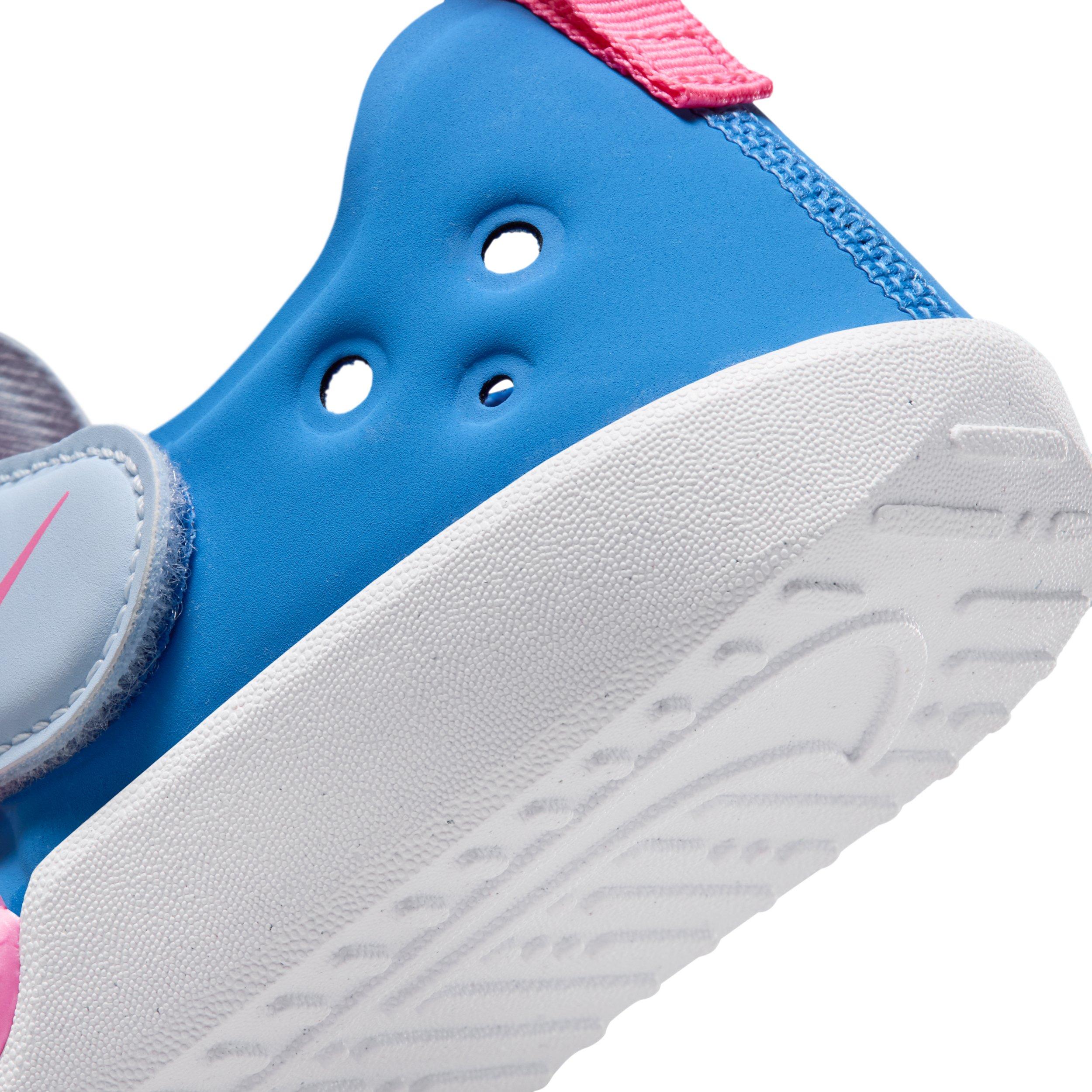 Nike Sunray Protect 4 "Hydrogen Blue/Blue Crystal/White/Pink Glow" Preschool Boys' Shoe - BLUE/BLUE/WHITE/PINK Thumbnail View 8