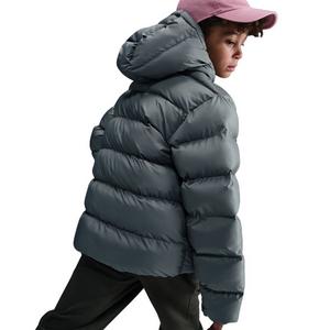 Nike Big Kids' Sportswear All Day Play Therma-FIT Loose-Fit Puffer Jacket - Grey