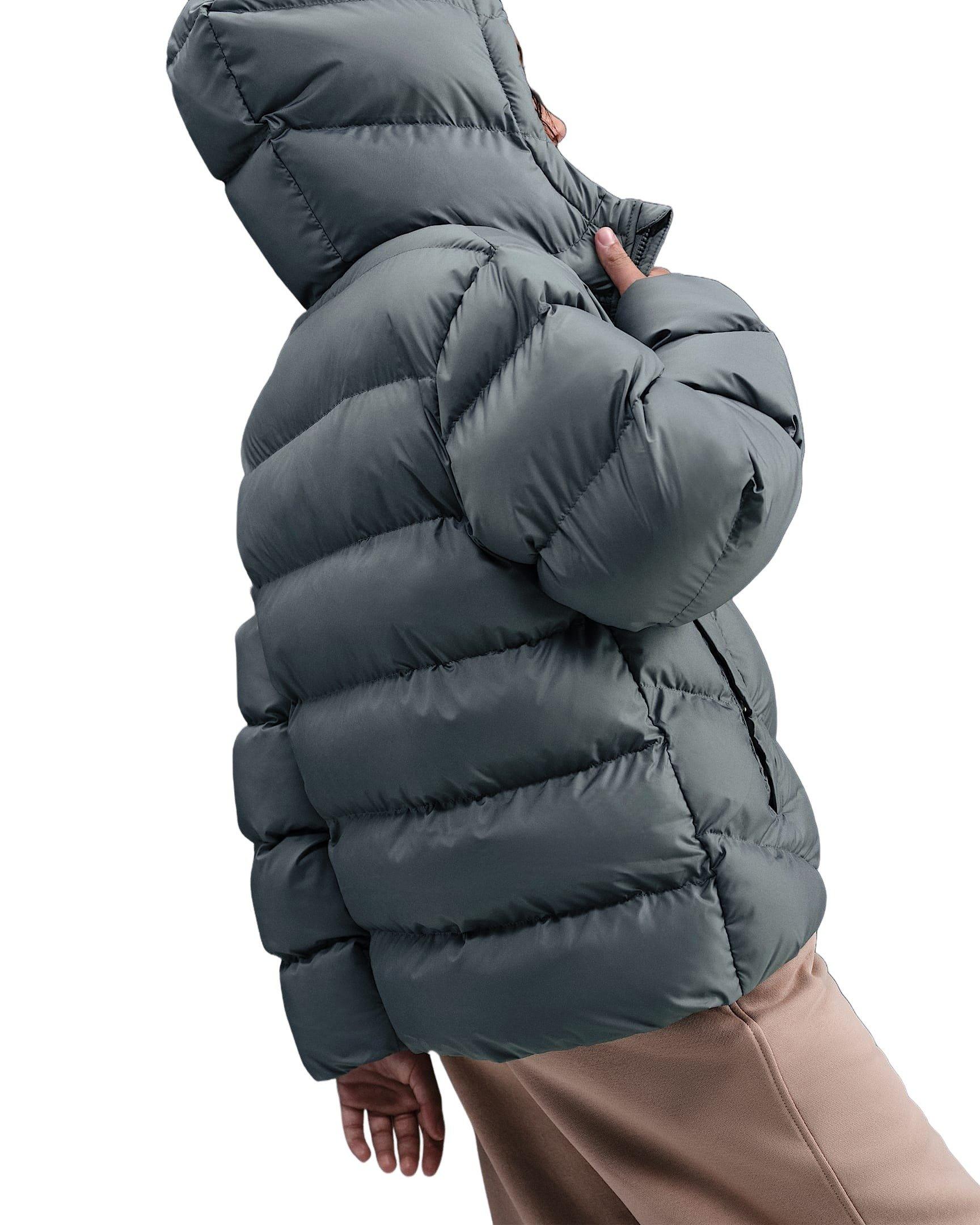Nike Sportswear All Day Play Therma-FIT Loose-Fit Big Kids' Grey Puffer Jacket
