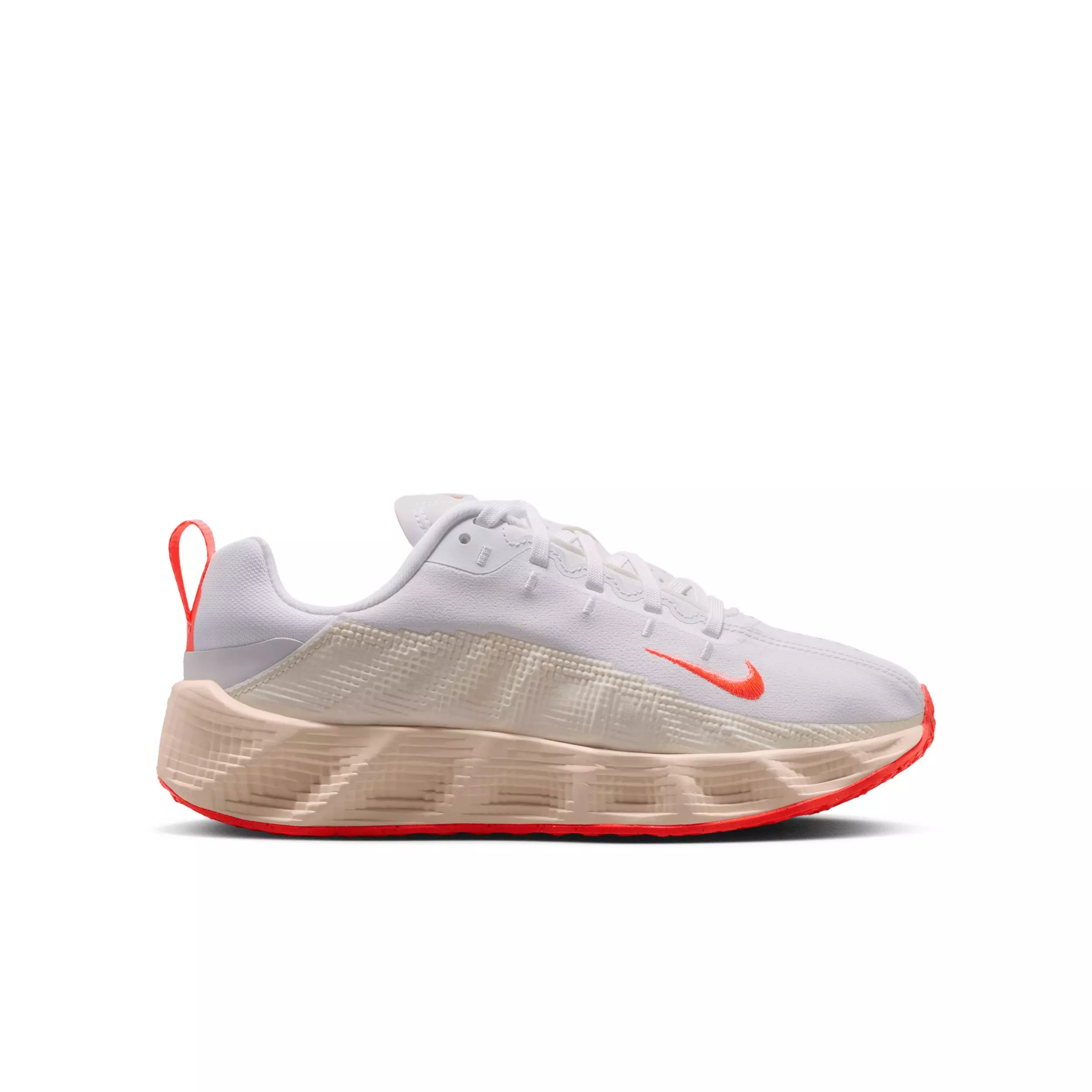 Nike Ava Rover "White/Chalk/Hot Lava" Grade School Boys' Shoe - WHITE/CHALK/LAVA