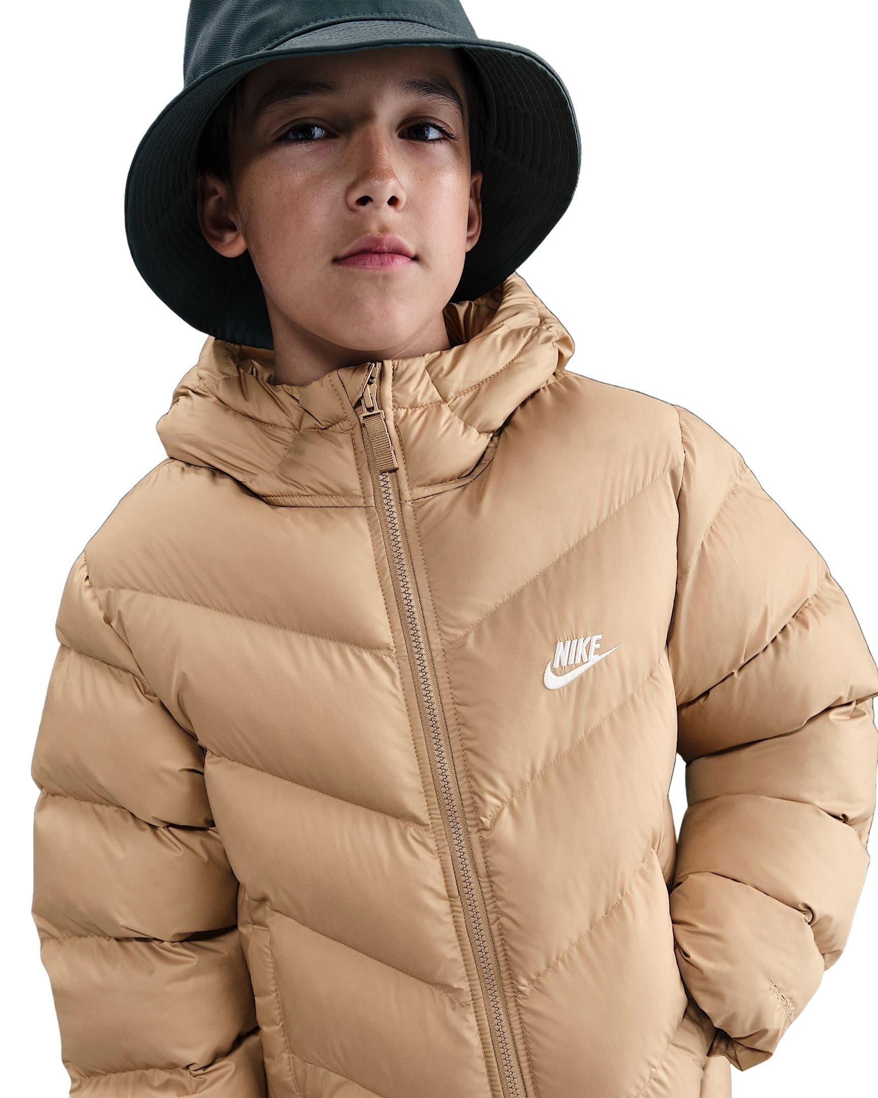 Nike Sportswear All Day Play Therma-FIT Loose-Fit Big Kids' Brown Puffer Jacket